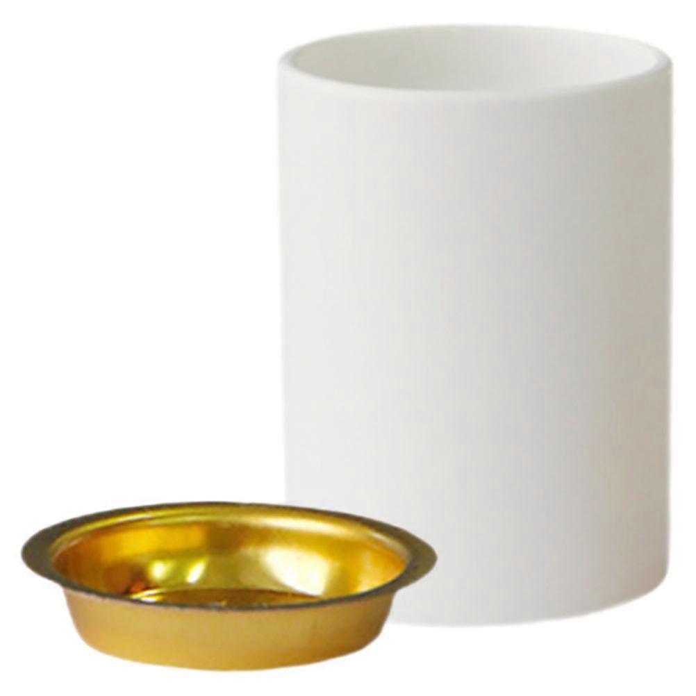 Incense Burner 5Pcs Ceramic Censer For Home Atmosphere Enhancement White