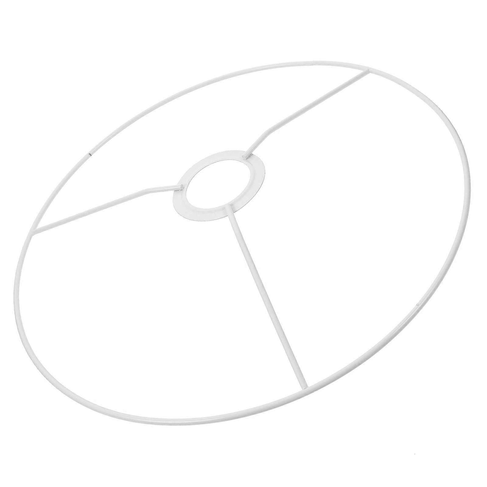 Vintage Lamp Shade Frame Lampshade Frames for Lights 4Pcs White Iron