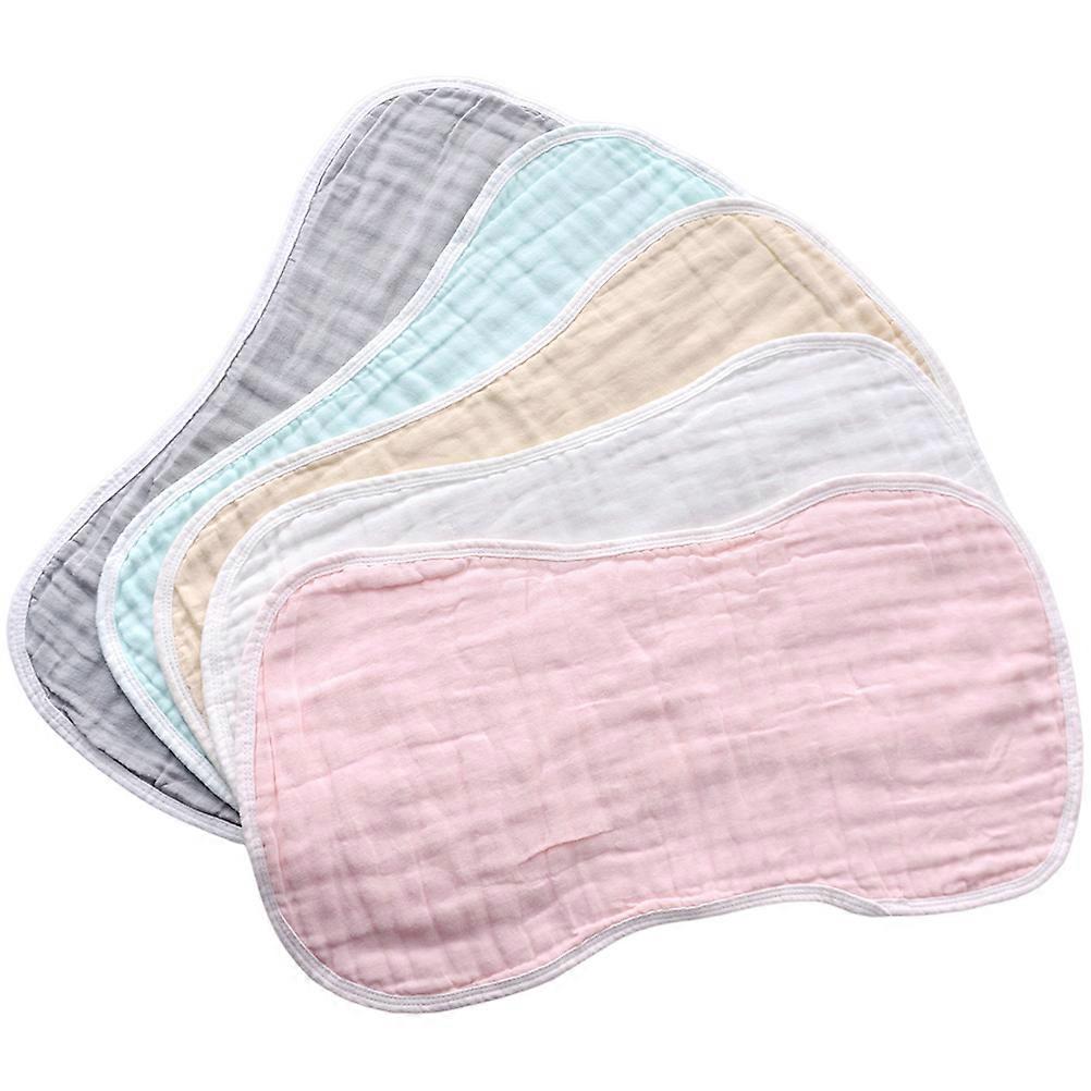 Burp Cloths 10 Pcs Infant Cotton Burp Towels For Toddlers In Assorted Color Clothing Protection During Mealtime