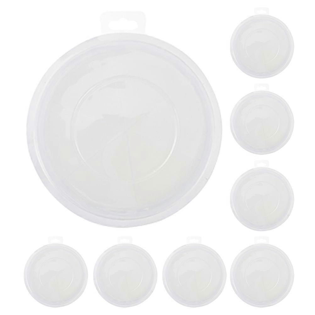 32 Pcs Blank Hand Ink Stamp Pads Designed For Craft Making And School Projects In Round Shape Offering Fingerprint Art Functionality