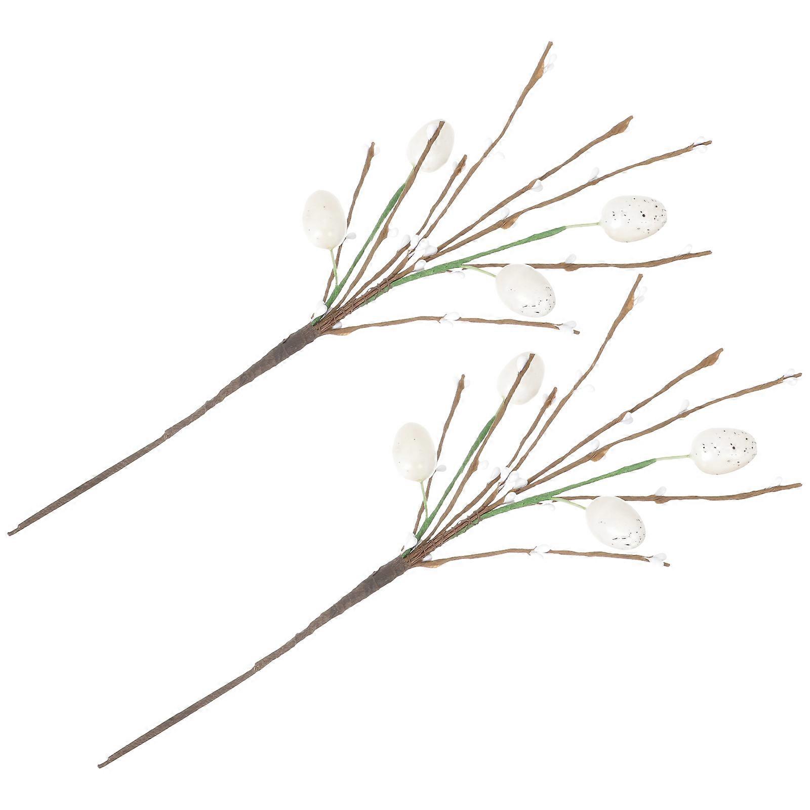 DIY Easter Egg Stems 6 Pcs Branch-Like Decorations Ideal for Birthday and Spring Celebration Centerpieces
