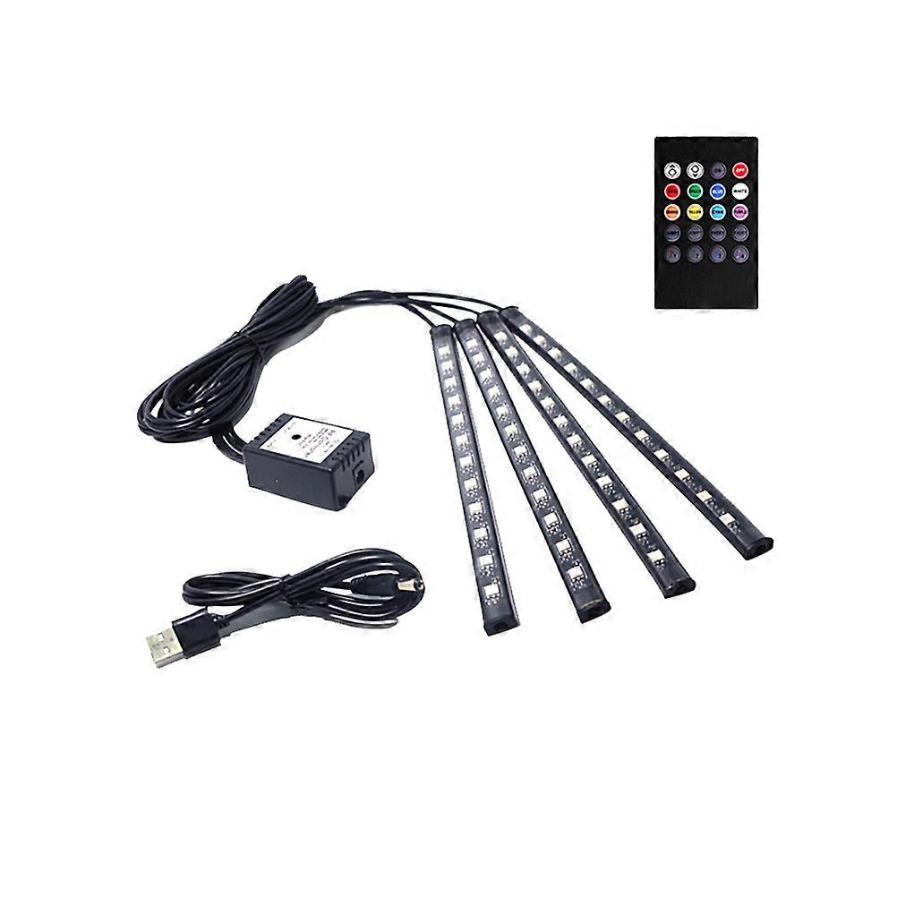Atmosphere Lights for Car Use with USB 3Sets