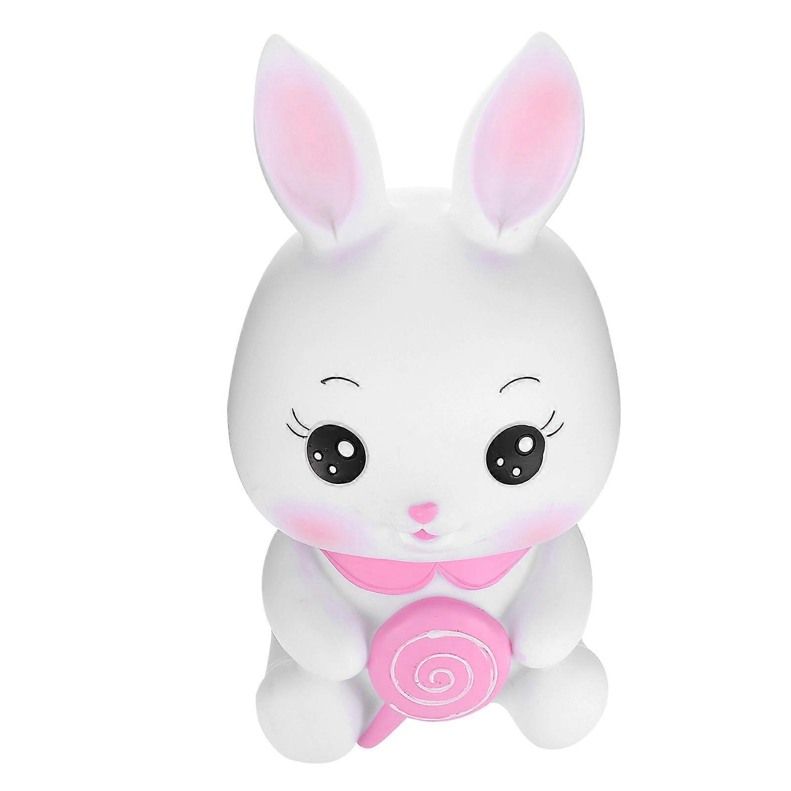 3Pcs Desktop Saving Pot Cartoon Bunny Coin Container for Children