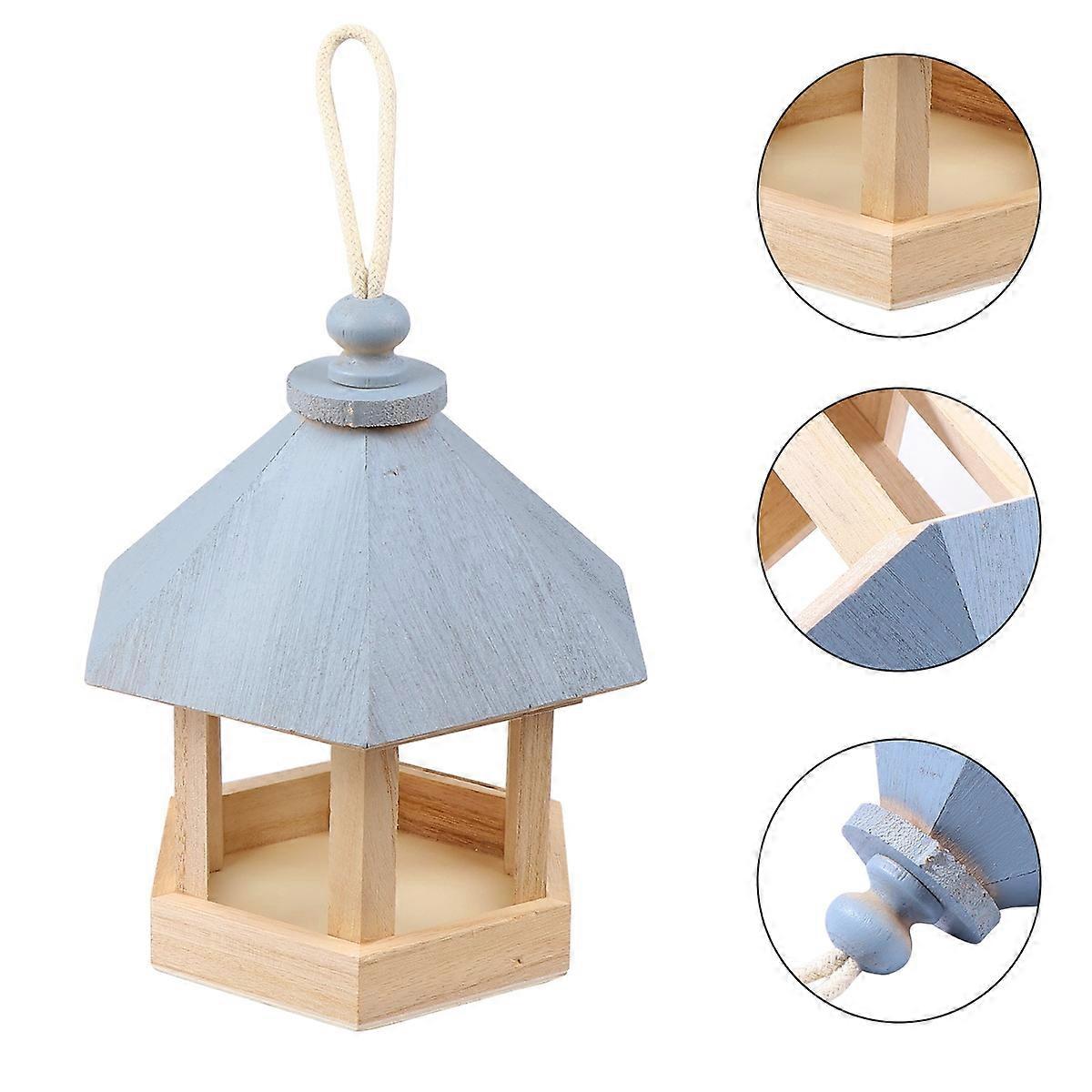 Bird Breeding Box Wooden Nest Assembly Set for 3Pcs Garden Decoration