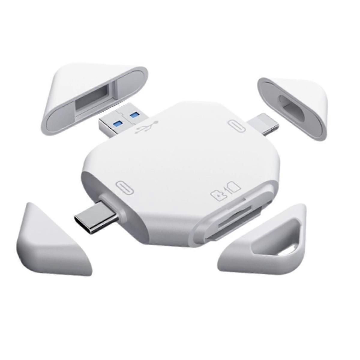 SD Card Reader for Computer/Camera,5-In-1 SD Card Reader