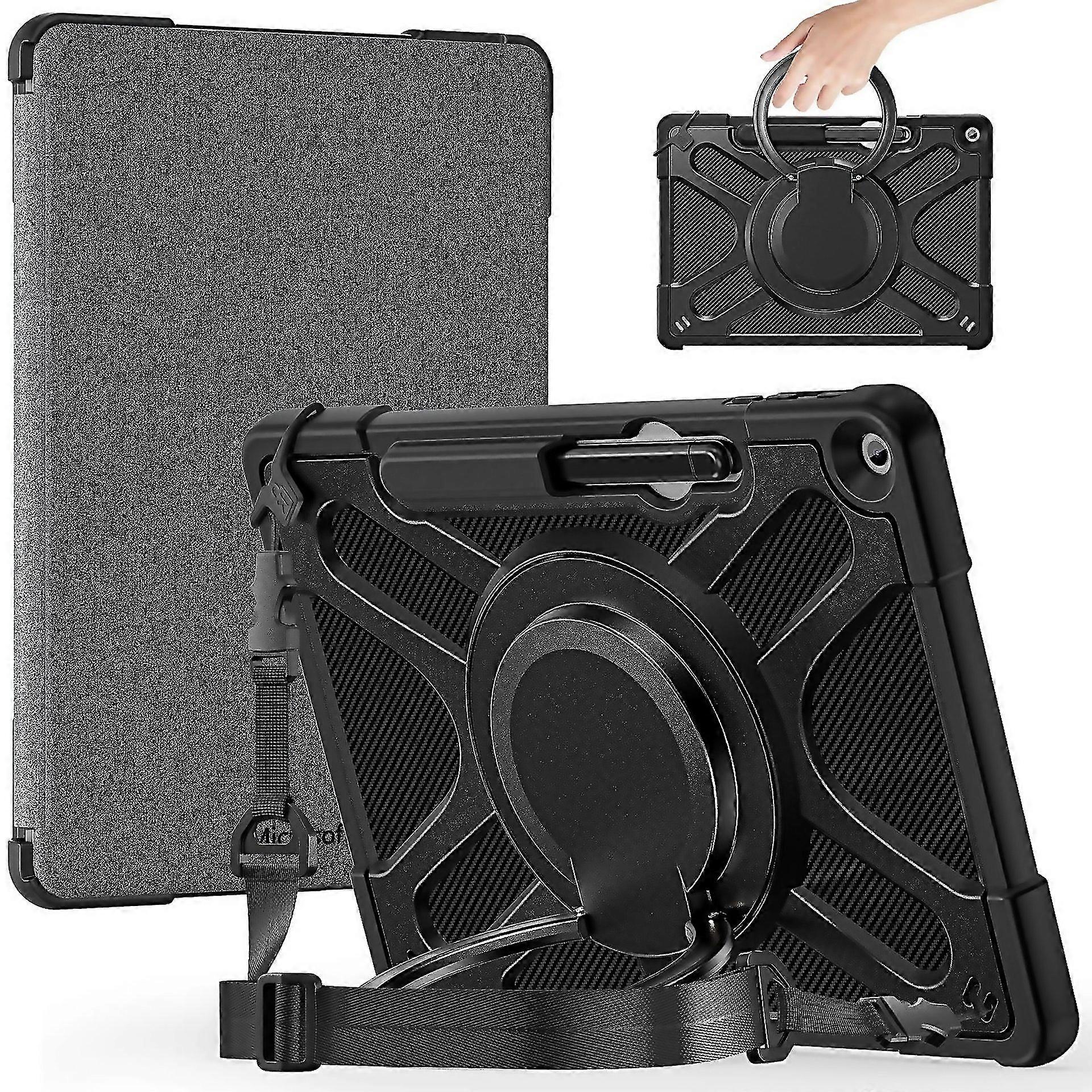 For Handle Rotatable Kickstand Shockproof Tablet Case With Shoulder Strap For Microsoft Surface Pro
