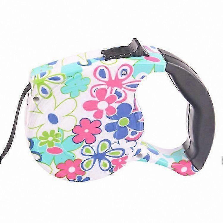 Retractable 5M Pet Leash for Dogs and Puppies with Comfort Collar and Walking Lead Extension Feature