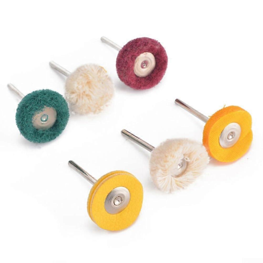 Versatile Buffing Pad Brush Set for Metal and Stone Polishing, Compatible with Rotary Polishers, Includes Soft Foam Pads