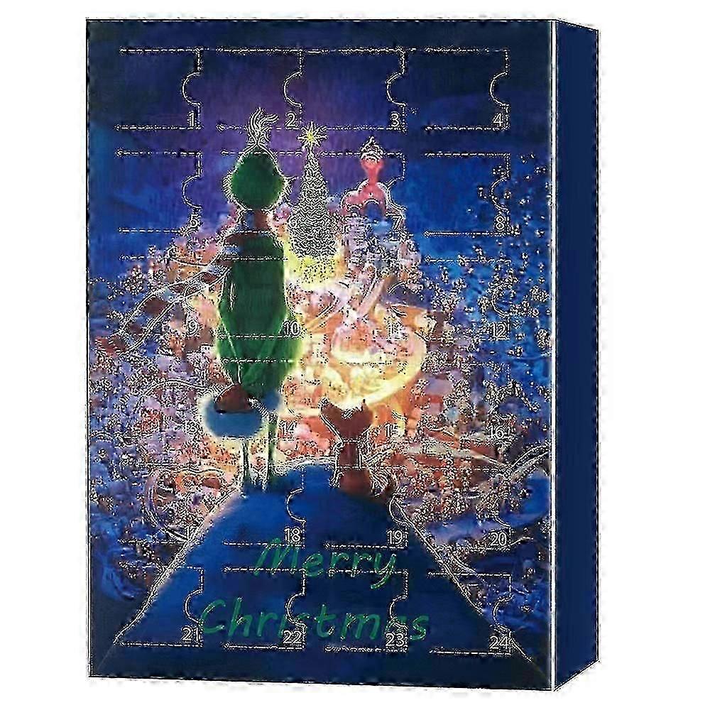 Ημερολόγιο Advent 2025 Χριστουγεννιάτικο Ημερολόγιο Advent Ημερολόγιο Advent Grinch Χριστουγεννιάτικο κουτί στόλων 24 δώρα Green Monster Countdown Κουτί στόλων Halloween