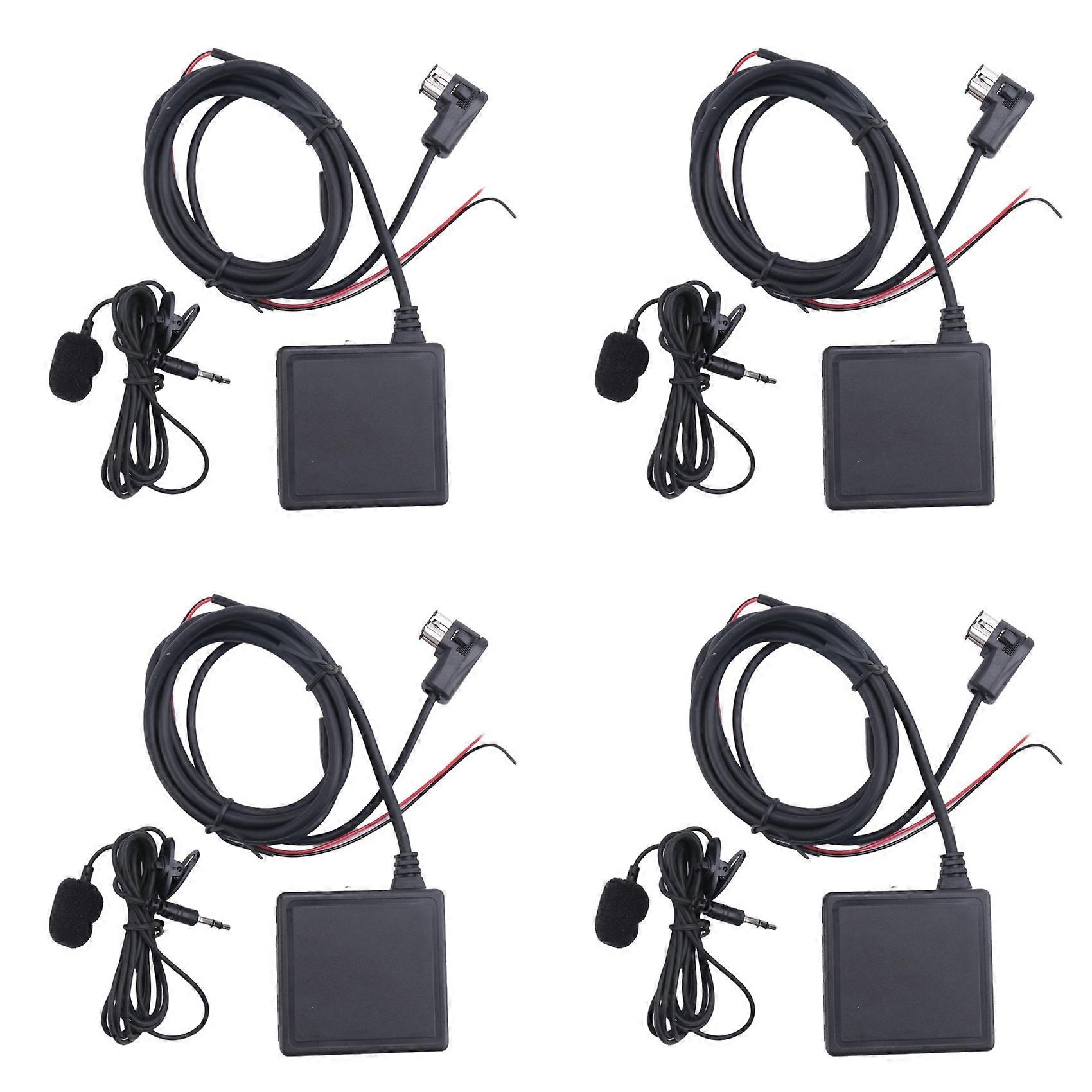 4X Car Bluetooth 5.0 AUX USB Music Adapter Wireless Audio Cable Microphone Adapter for Pioneer Radio P99 P01 IP-BUS