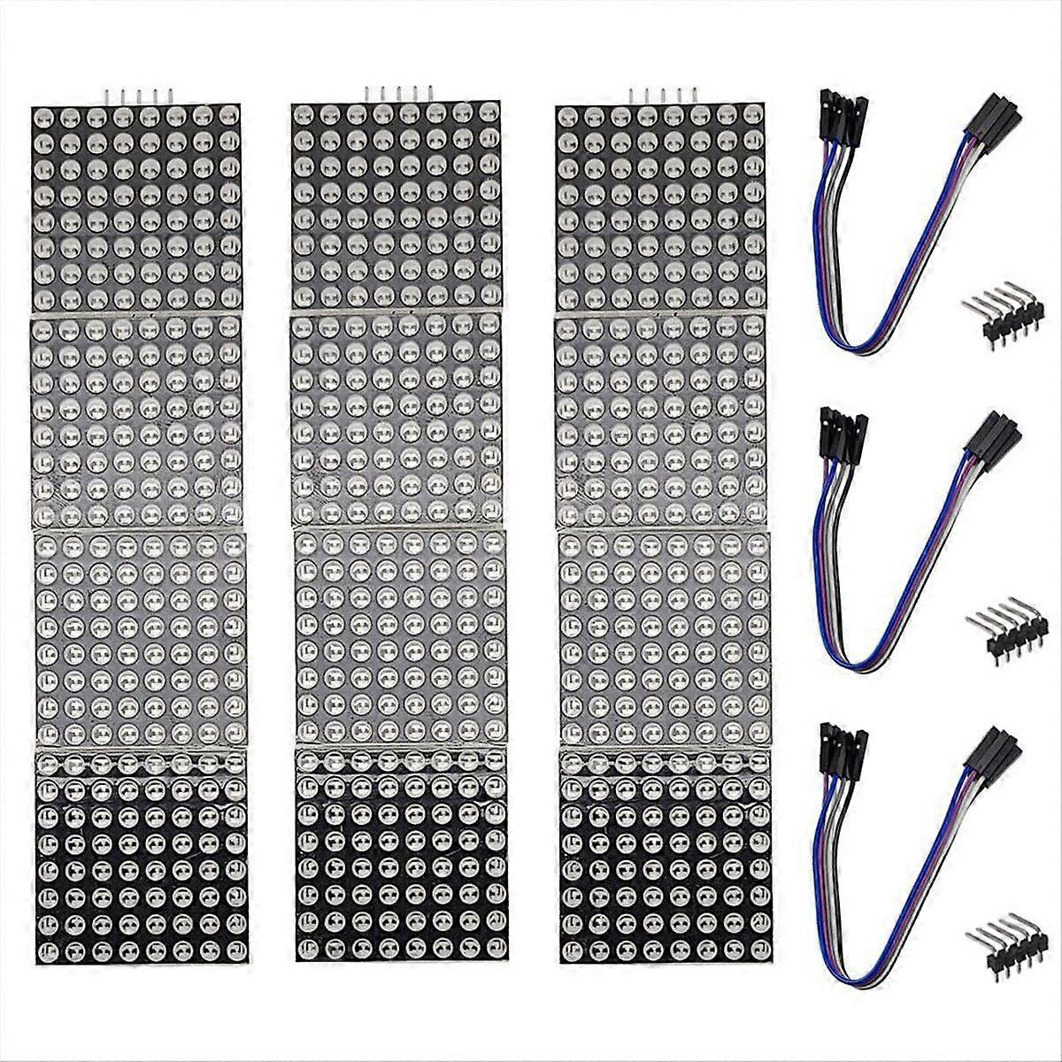MAX7219 32X8 Dot Matrix LED Display Module for Arduino (Multicolor)