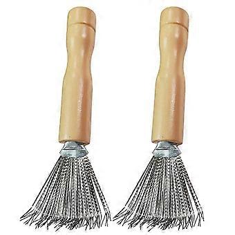 Stainless Steel Comb Cleaning Brush Air Cushion Comb Hair Removal Small Brush 2pcs