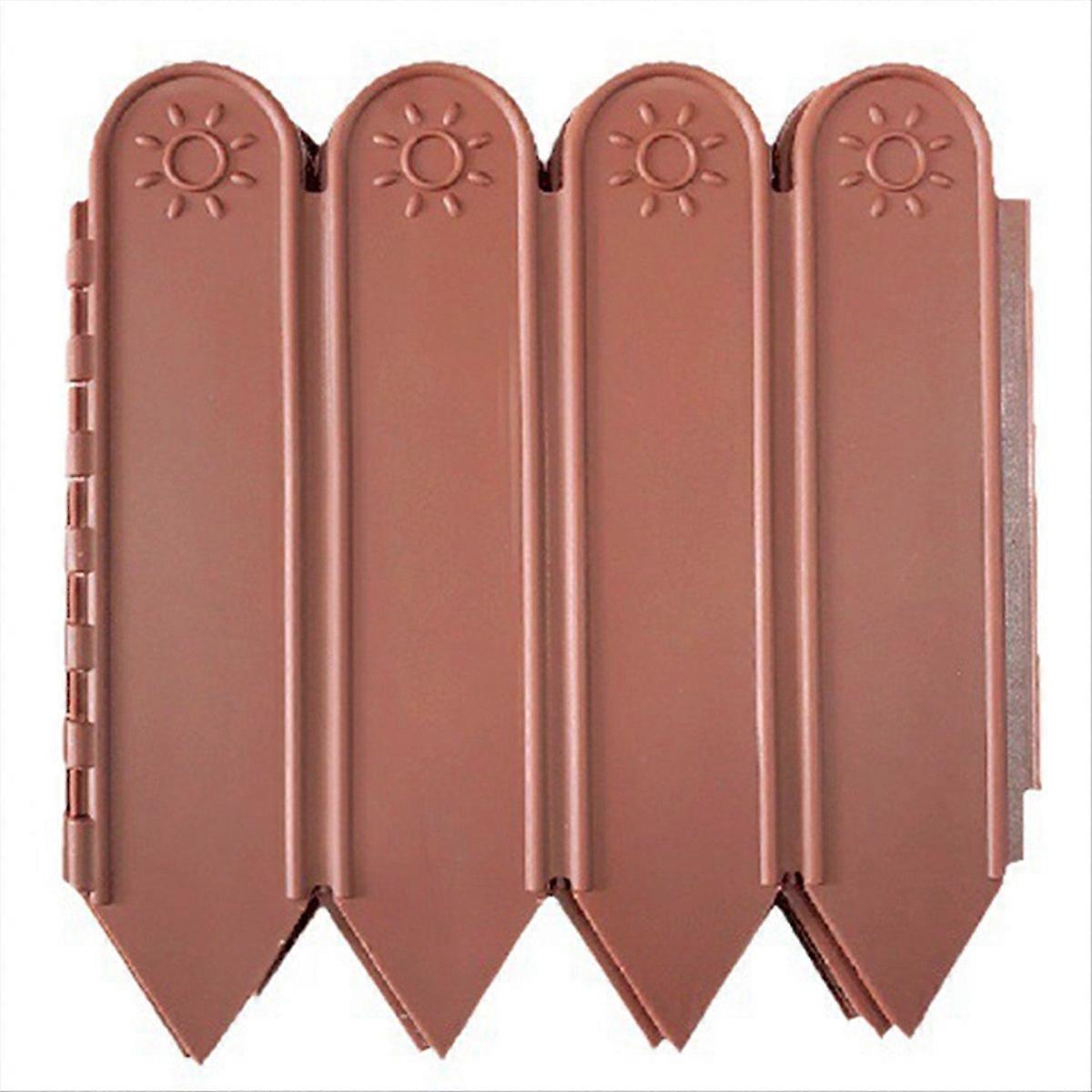 Portable Fences Garden Edging Patio Partition Fences brown