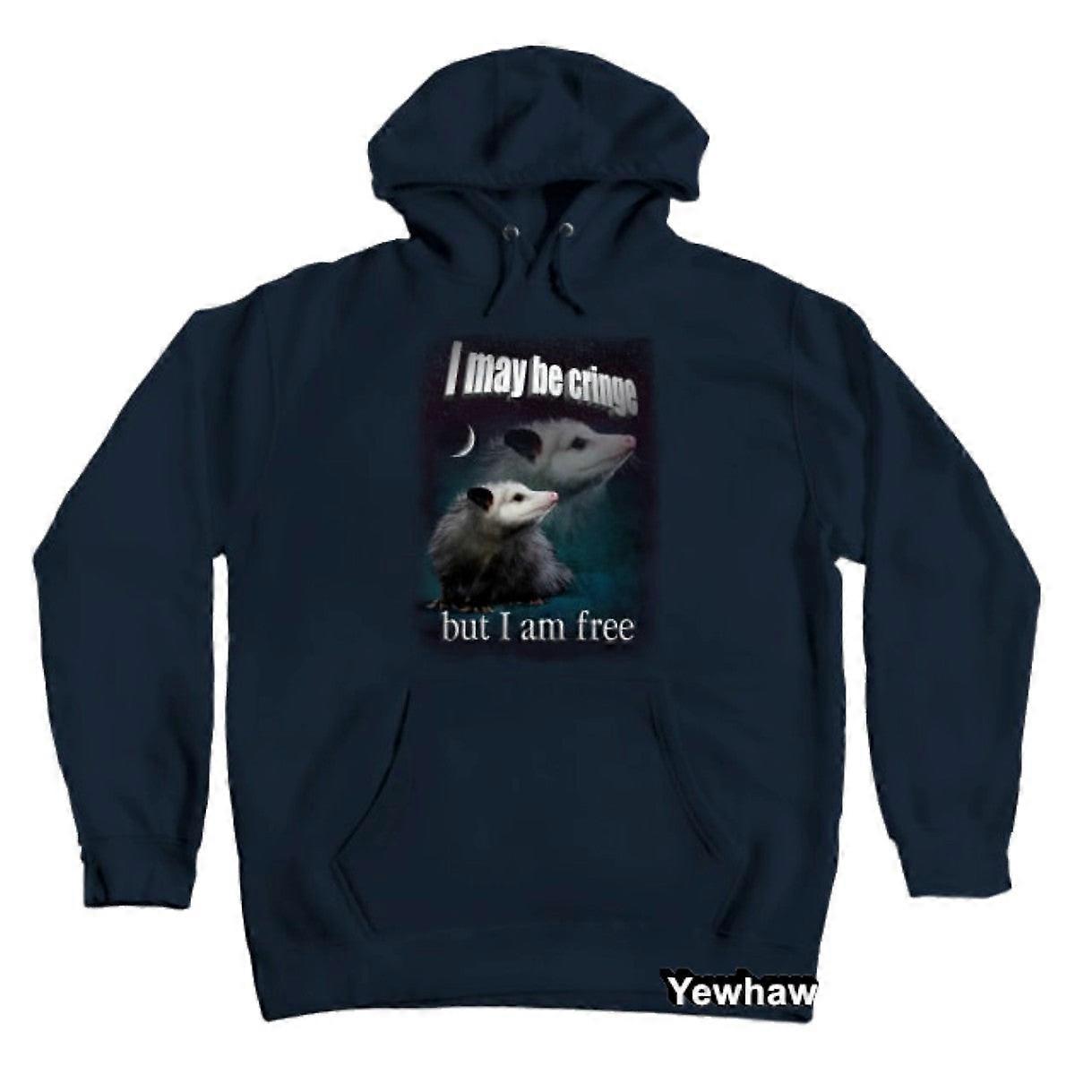 Cringe Possum Meme Hoodie