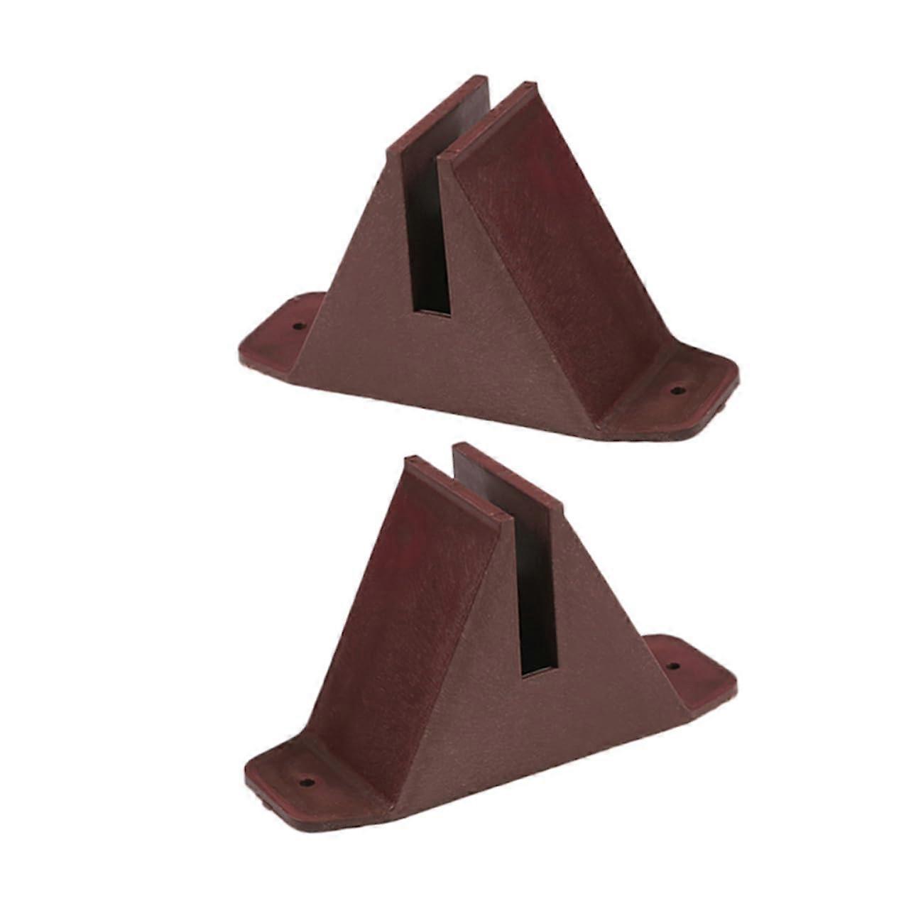 Fence Base Stand Plastic Fence Post Holder Portable Garden Support For Trellis Tipping