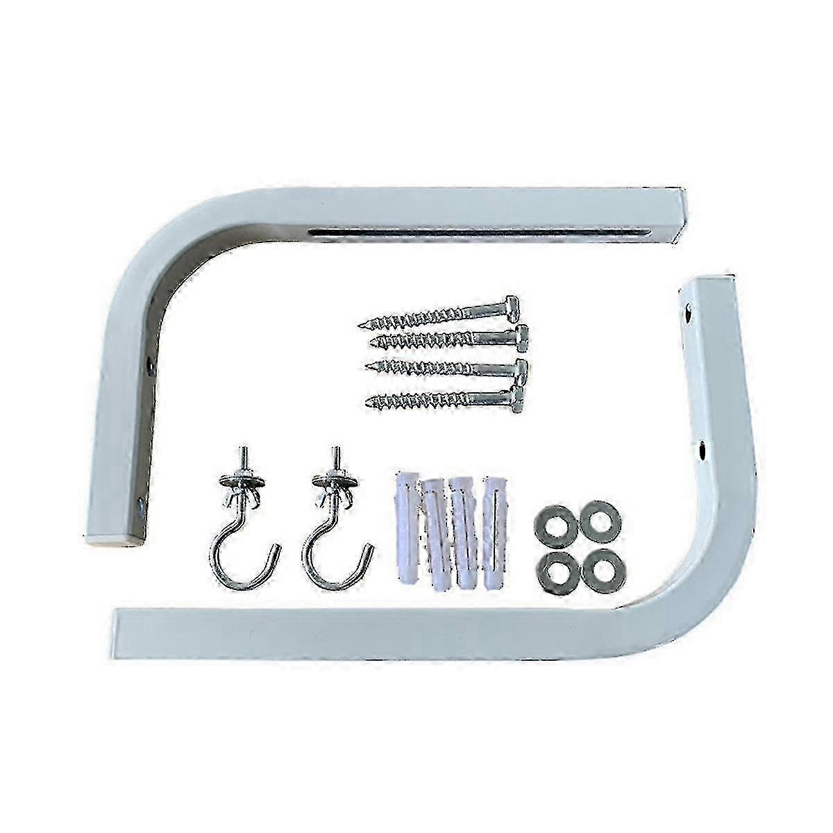 90 Degrees Projector Screen Wall Mount L-Brackets Projection Screen Hanger Adjustable Mount for HD Projector Screens