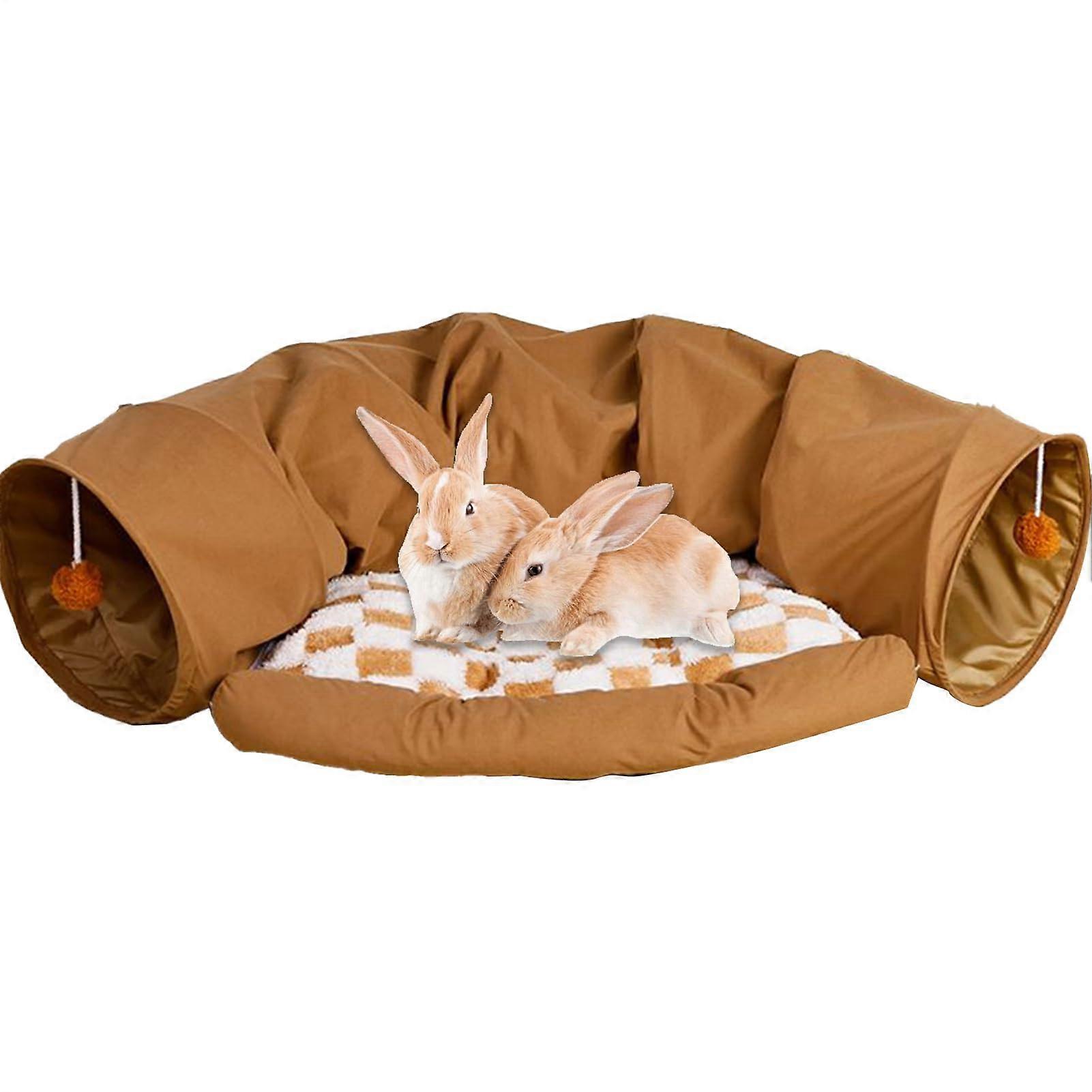 Cat Tubes and Tunnels Detachable Modular Tunnel System For Indoor Exploration Washable Thickened Cave House For Kitten