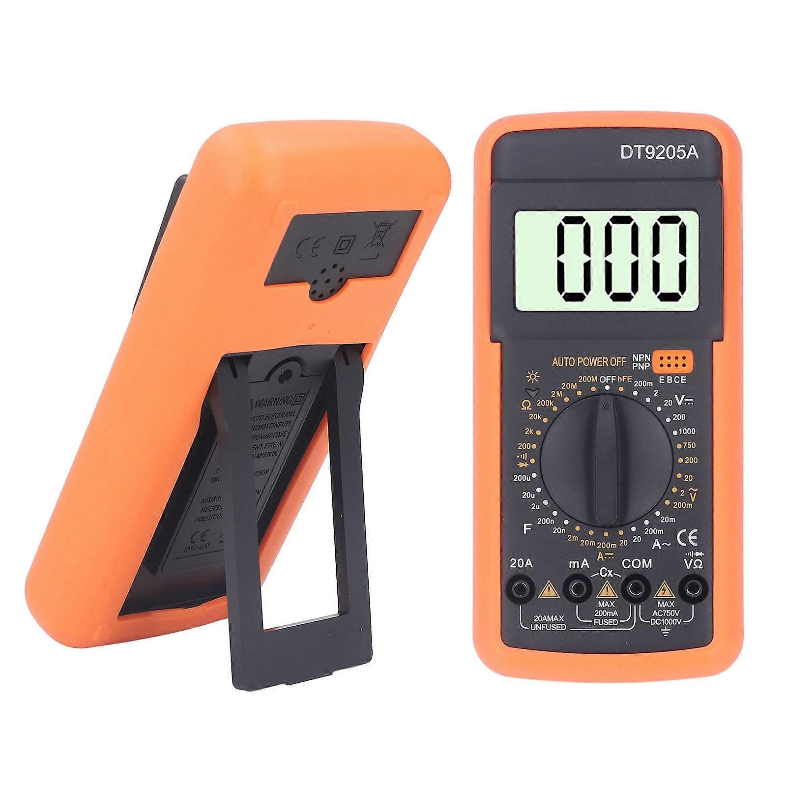 Digital Multimeter LCD Display Portable Diode Testing Current Voltage Resistance Meter Voltammeter 