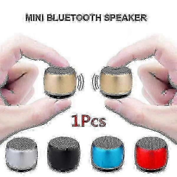 Pairable Mini Bluetooth Speaker Metal Bass Bluetooth Subwoofer Portable Bluetooth Speaker Wireless Loudspeaker-YuJia