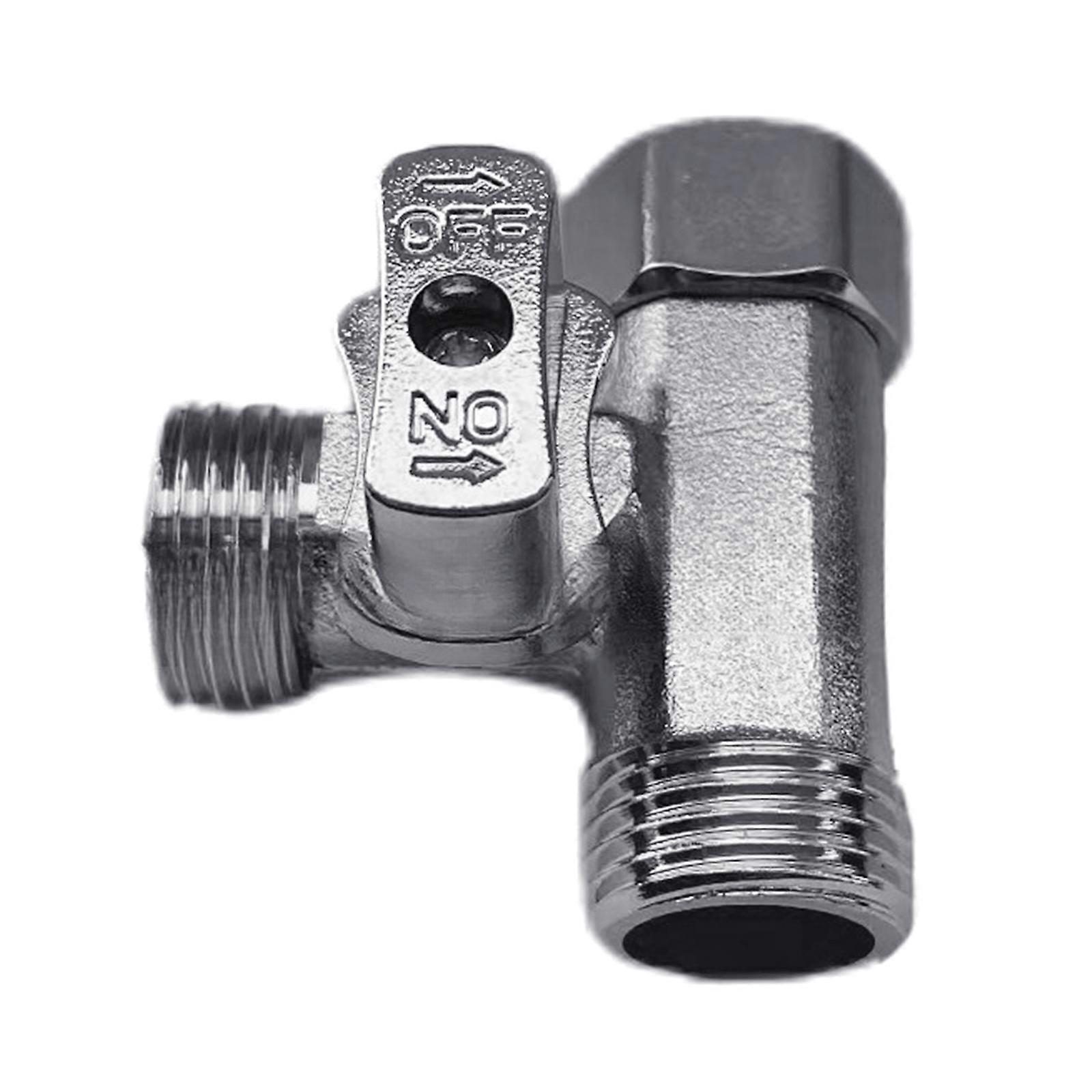 1/2inch Water Purification Inlet Three Way Ball Adapter Switching Water Purification Faucet Joint Plumbing Bathroom Component Multicolor