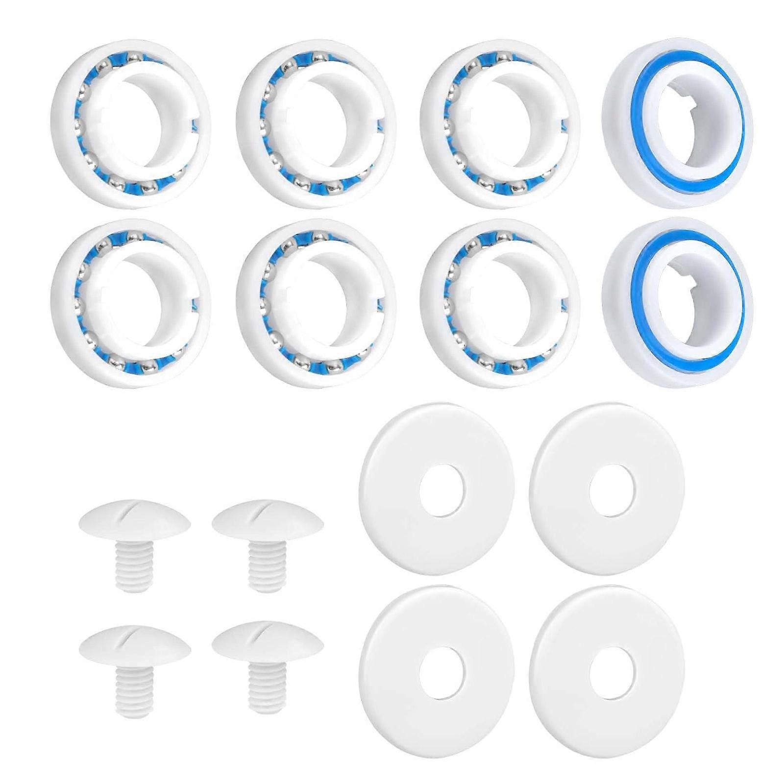 Pool Cleaner Rebuild Set Wheel Bearings Wheel Screws Sealing Gasket Pool Cleaner Replacement Part Pool Hardware Set Multicolor