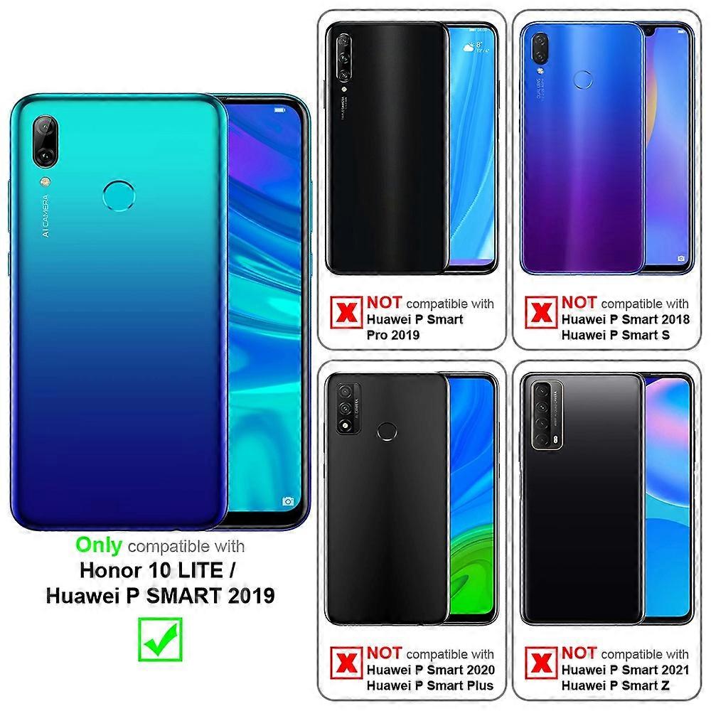 Προστατευτική θήκη Honor 10 LITE / Huawei P SMART 2019 - με Floral Print και υποδοχή κάρτας