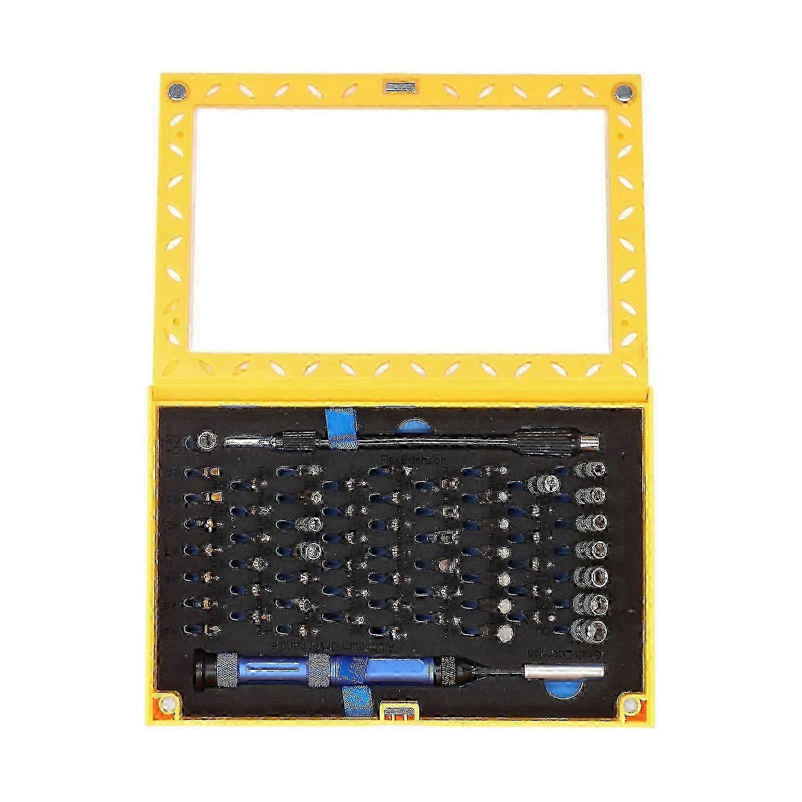 63 in 1 Screwdriver Combination Set Multifunctional Driver Bit Socket Handle for Electronic Repair