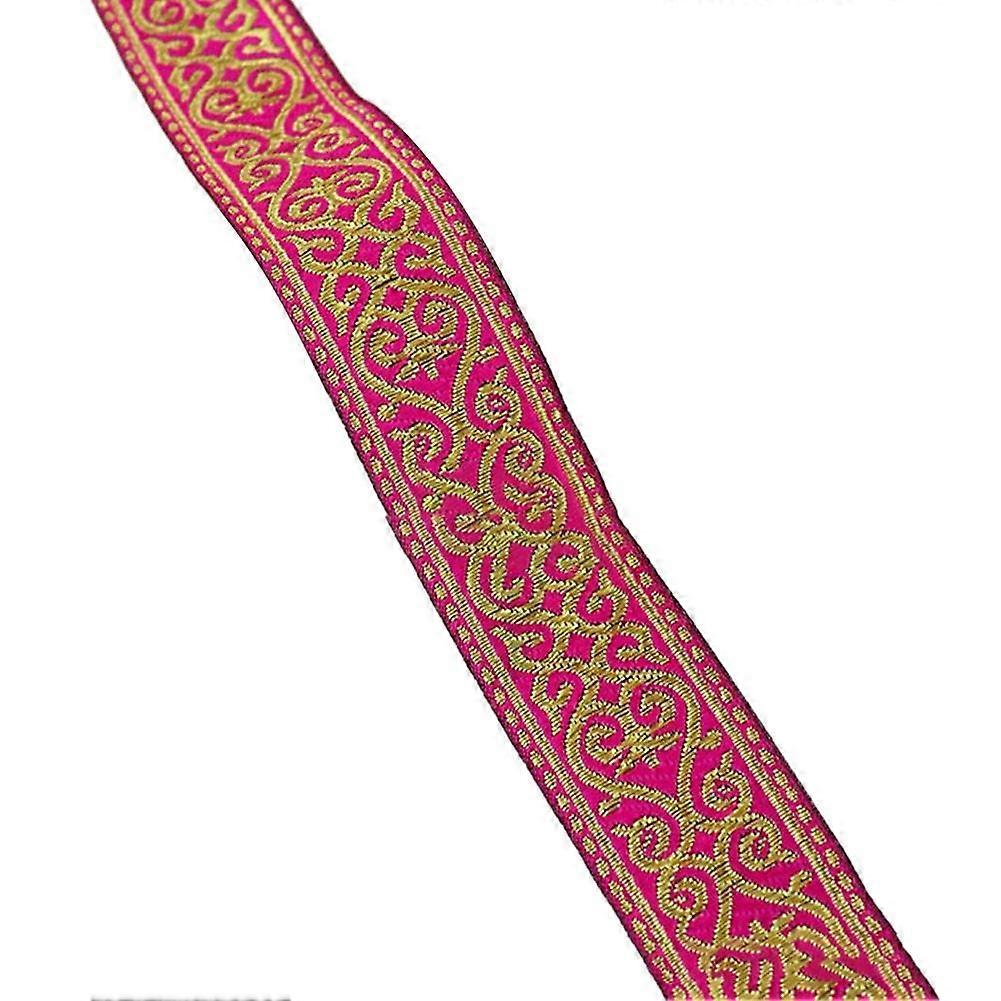 Retro Lace Fabric SOFT Shiny Silk Style 33mm 7 Meters