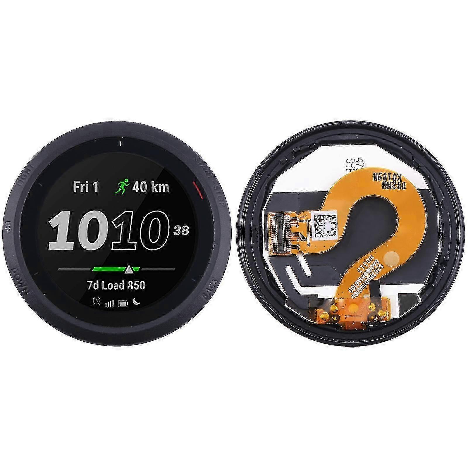 For Garmin Forerunner 745 LCD Screen with Digitizer Full Assembly(Black)