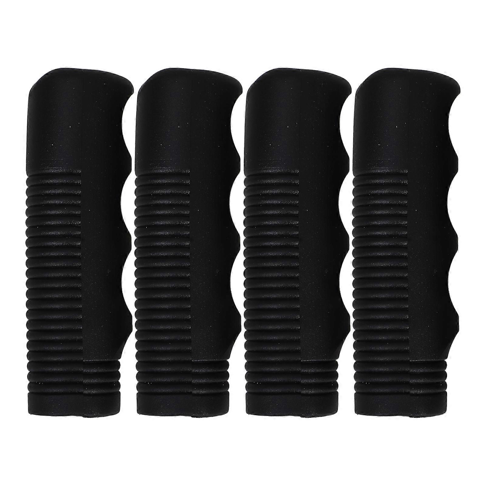 Wheelchair Handle Wraps for Stability 4Pcs PVC Handle Grips Replacement Covers