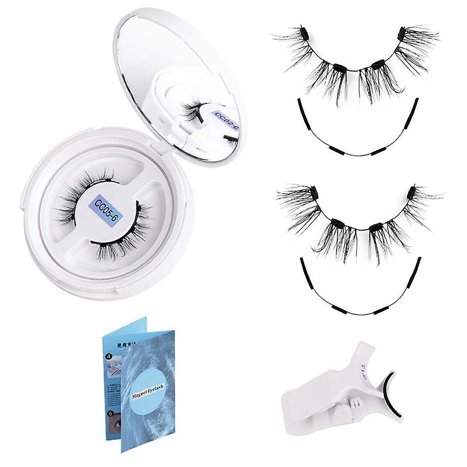 Natural Curving 5D Magnetic Eyelashes Variety Of Styles Reusable False Lahses For Different Makeup Needs Easy to Apply  6
