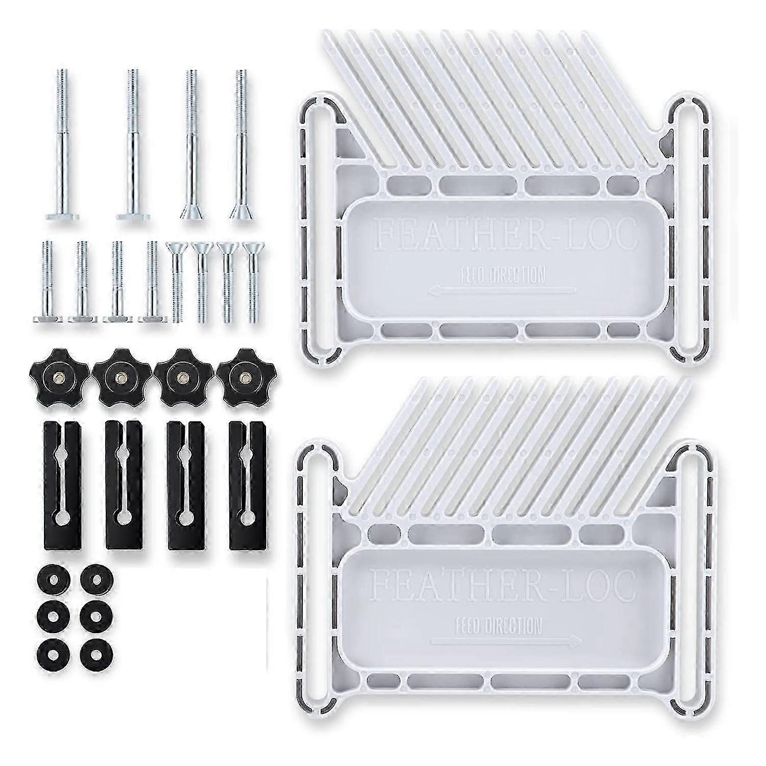 Upgraded Featherboard Safety Device Stackable Feather Board Fits Most Standard , T-slots, T-rails O