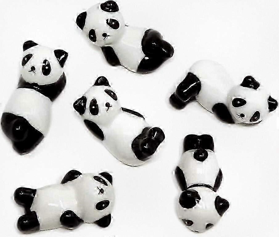 6-Piece Adorable Ceramic Animal Chopstick Rest Set for Tableware
