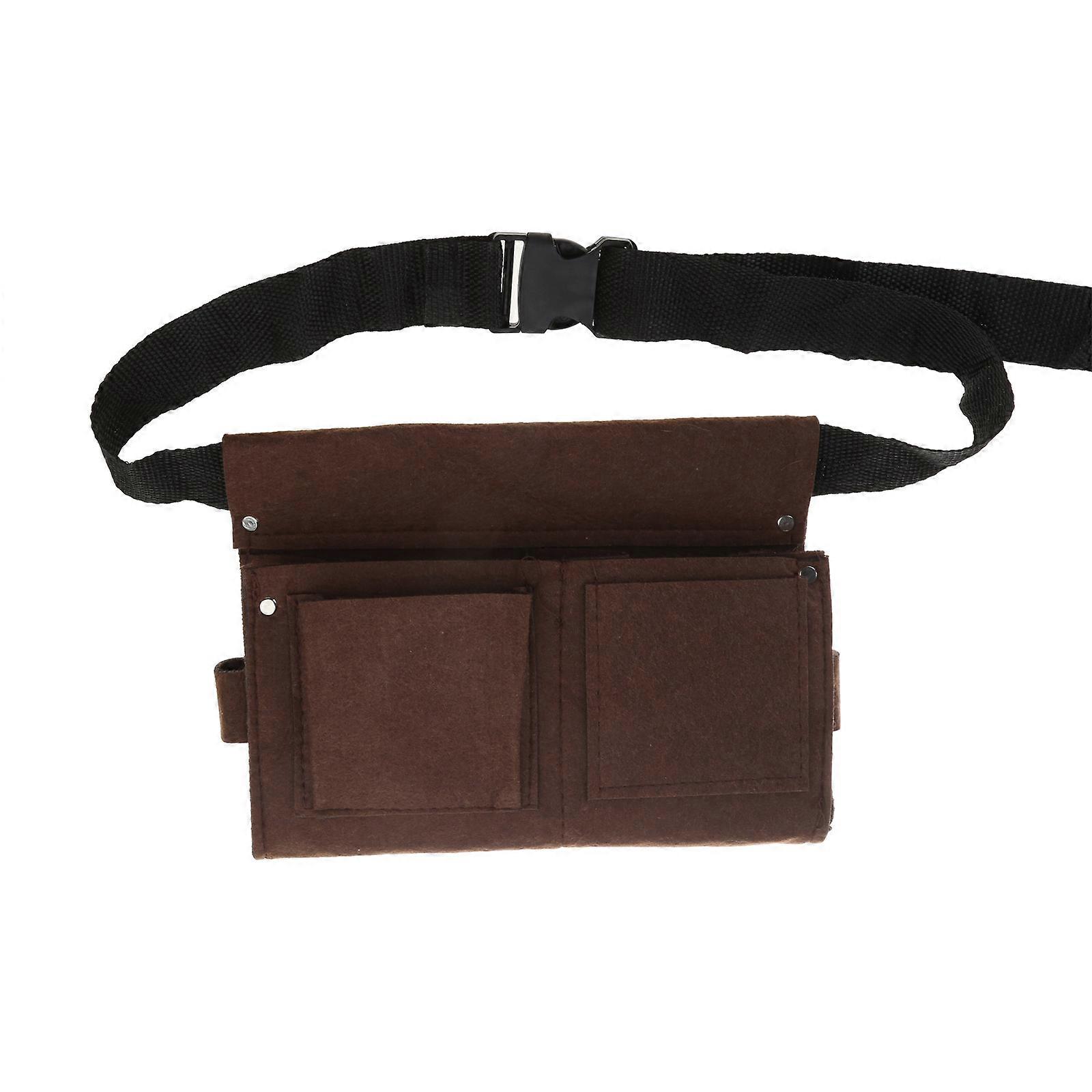 Woodworker Canvas Apron Nail Waist Pocket Multi Pockets Tool Organizer Durable Canvas Material Multicolor