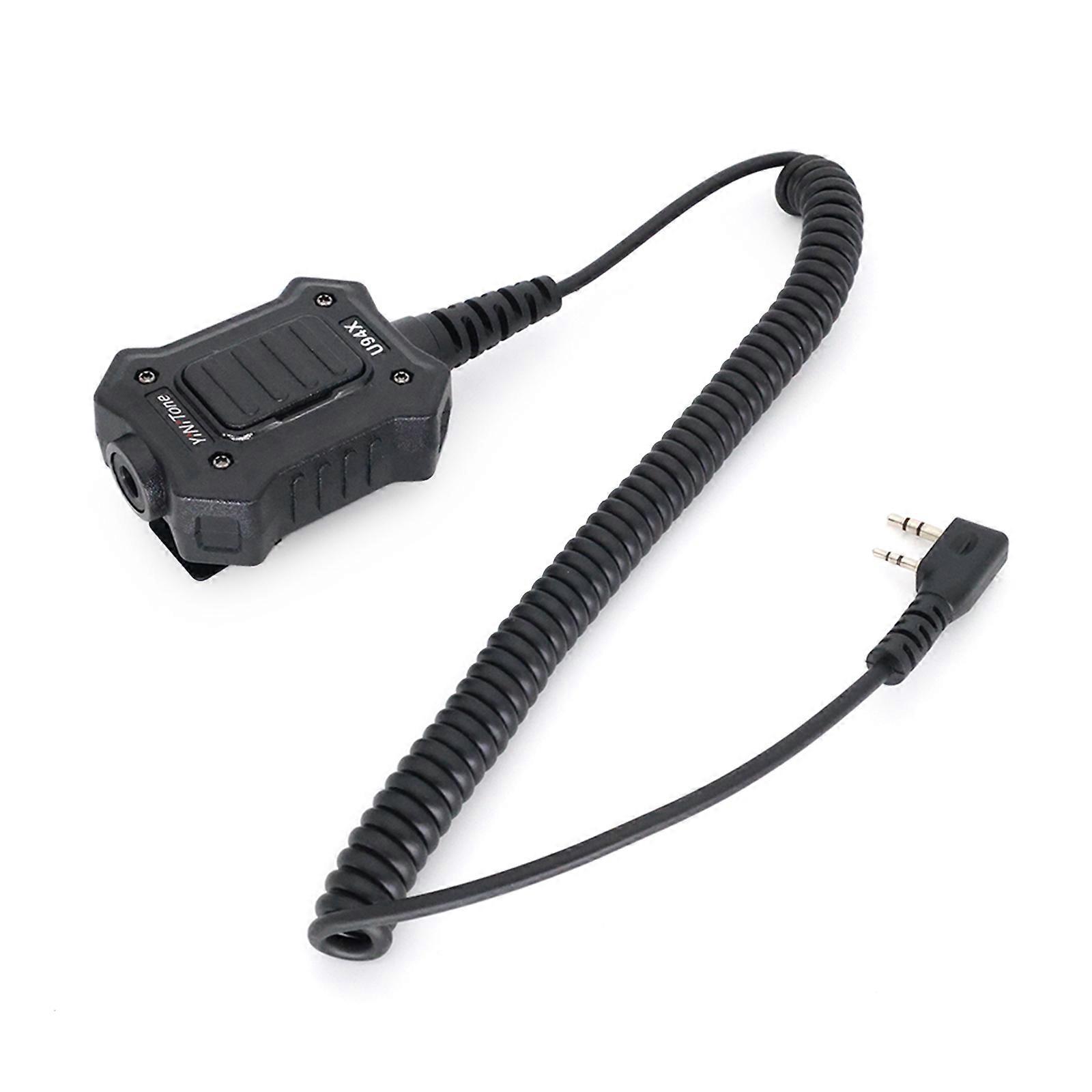 Handheld Radio Walkie Talkie U94X PTT Headset Adapter for UV 82 UV5R TC286 TC386 TC2685 TC3865 TC6685 TC278 TC378 TC388 Multicolor