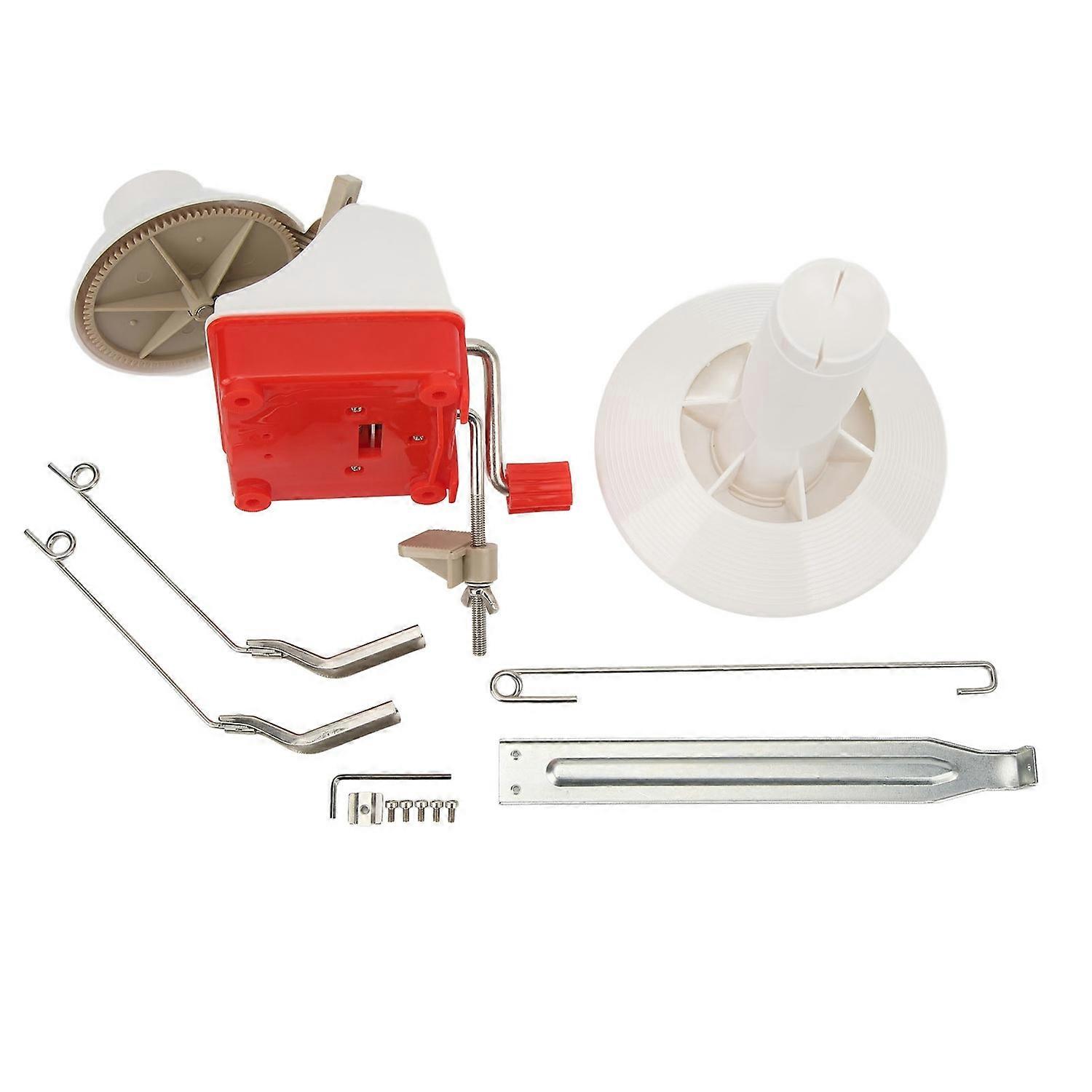 Yarn Ball Winder Household Manual Hand Operated Winder Machine with Desktop Fixing Plate