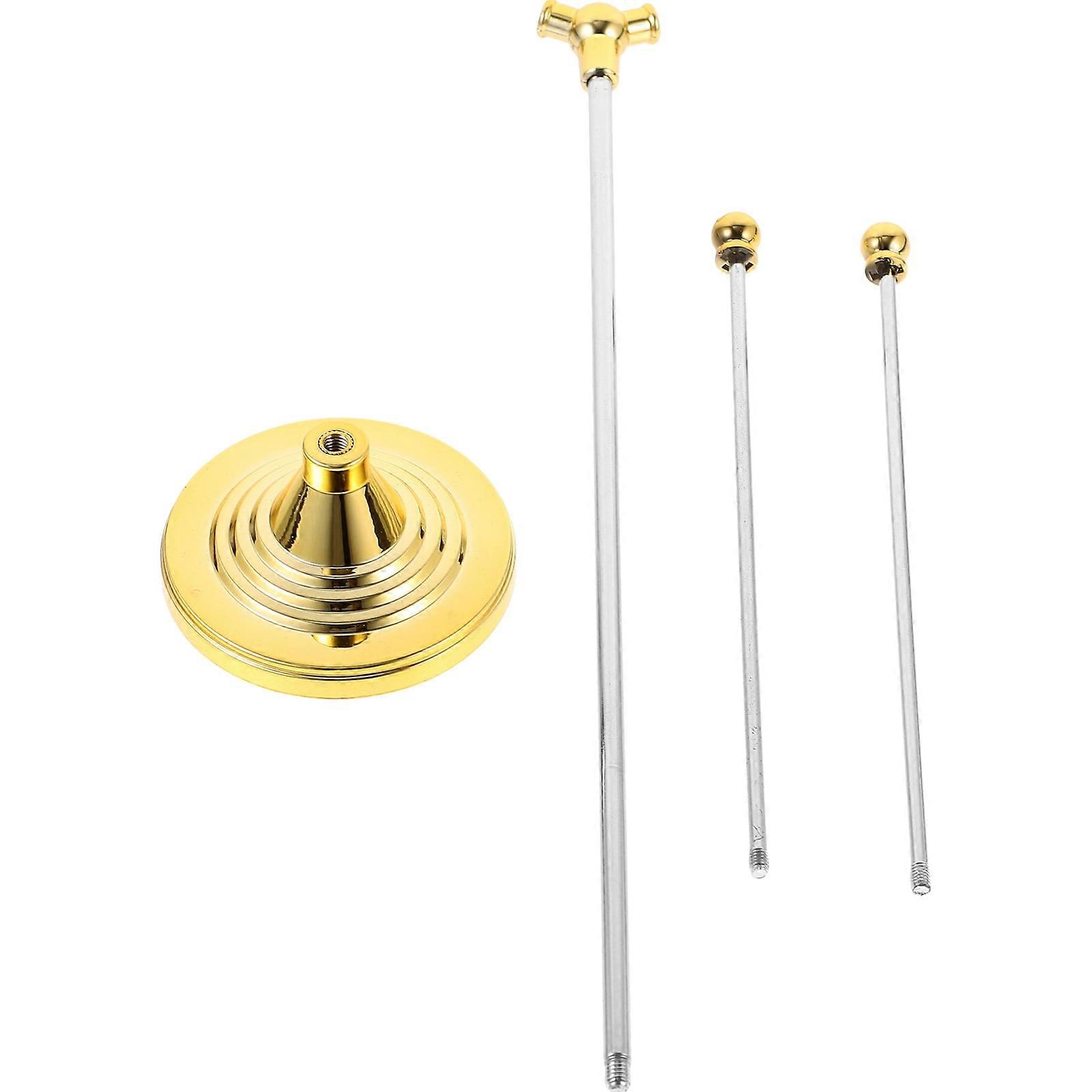 Desk Flag Pole with Stand Metal Flag Pole Stable Base Flag Holder Negotiation Table Flag Stand