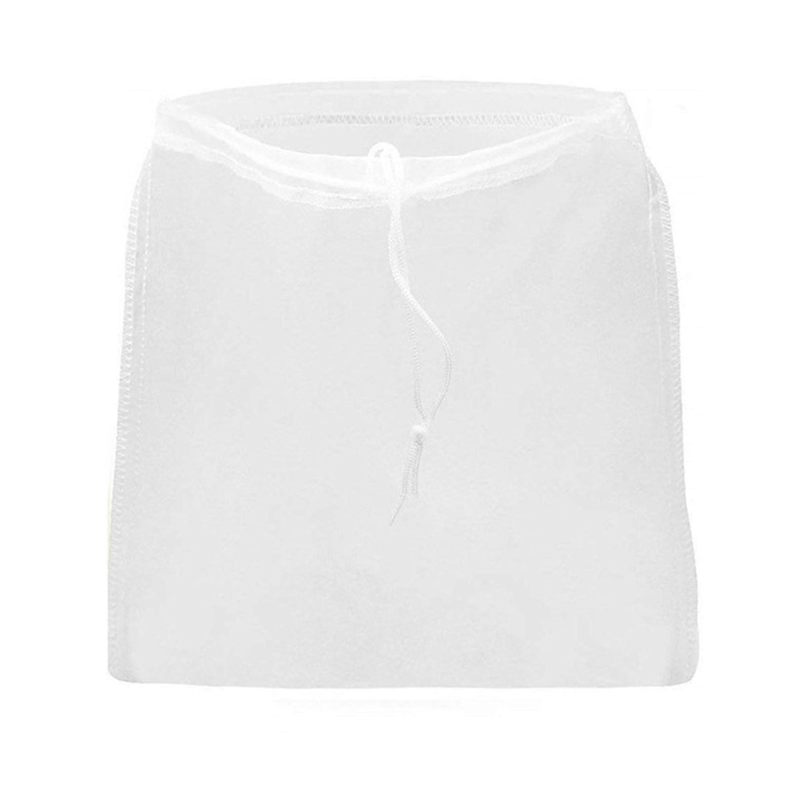Reusable Nut Milk Bag Mesh Nylon Cheesecloth (13 inx13 in)