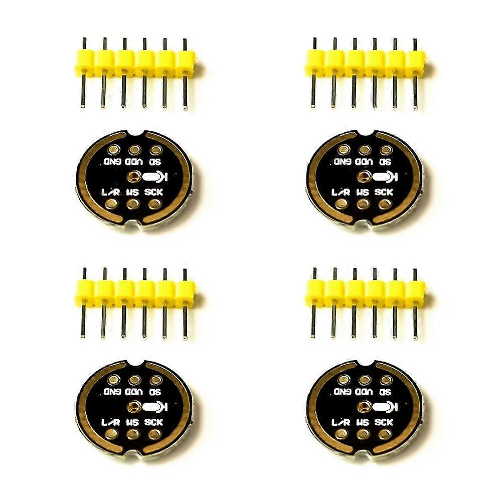 INMP441 Omnidirectional Microphone Module MEMS High Precision Low Power Consumption I2S Interface for ESP32 (4PCS)