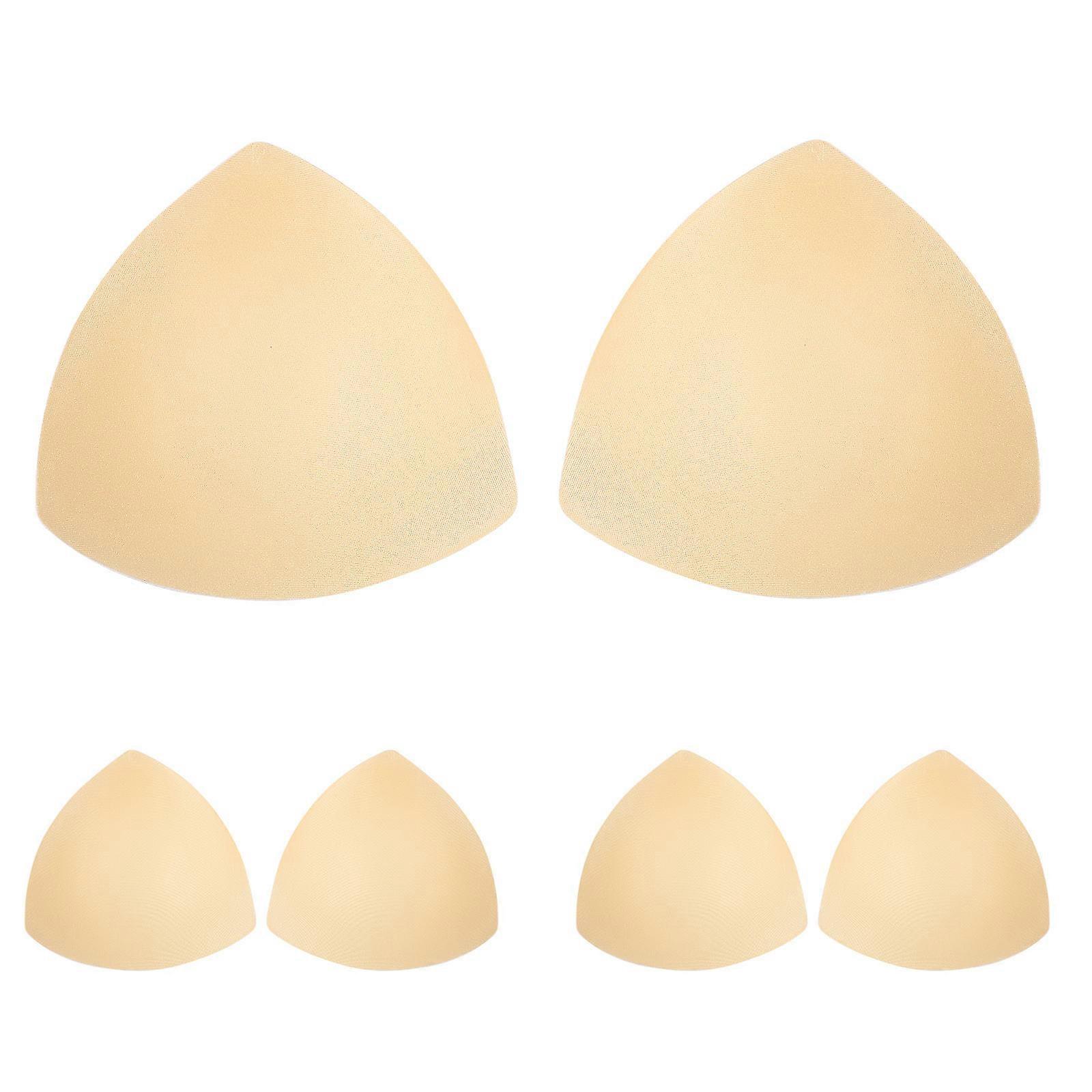 Fenical Bra Pads Inserts Removable for Womens 3Pair Skin-