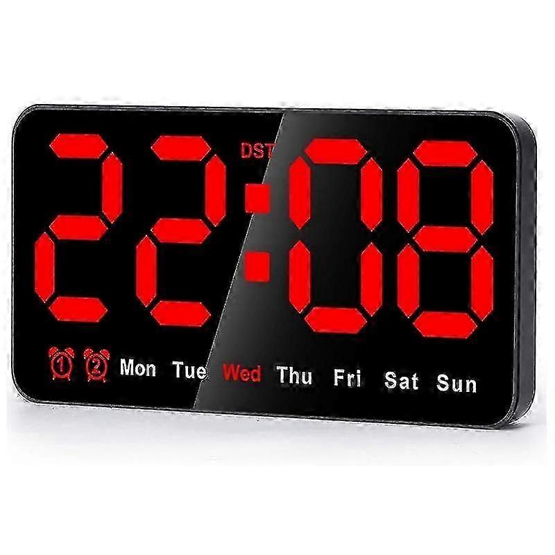 Modern digital clock with 9inch display for wall mounting
