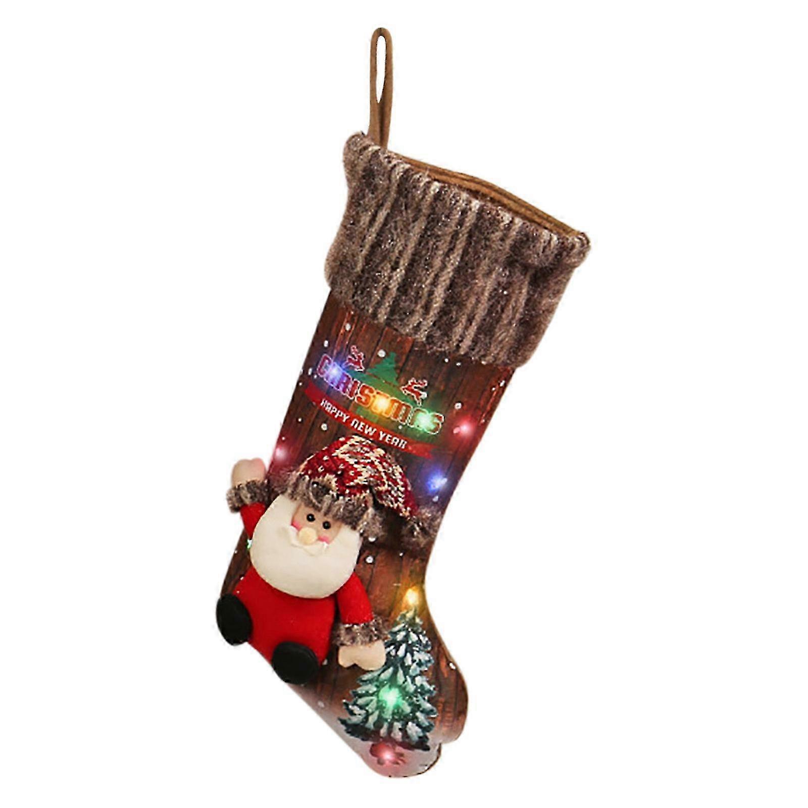 Children's Christmas Socks with Character Patterns