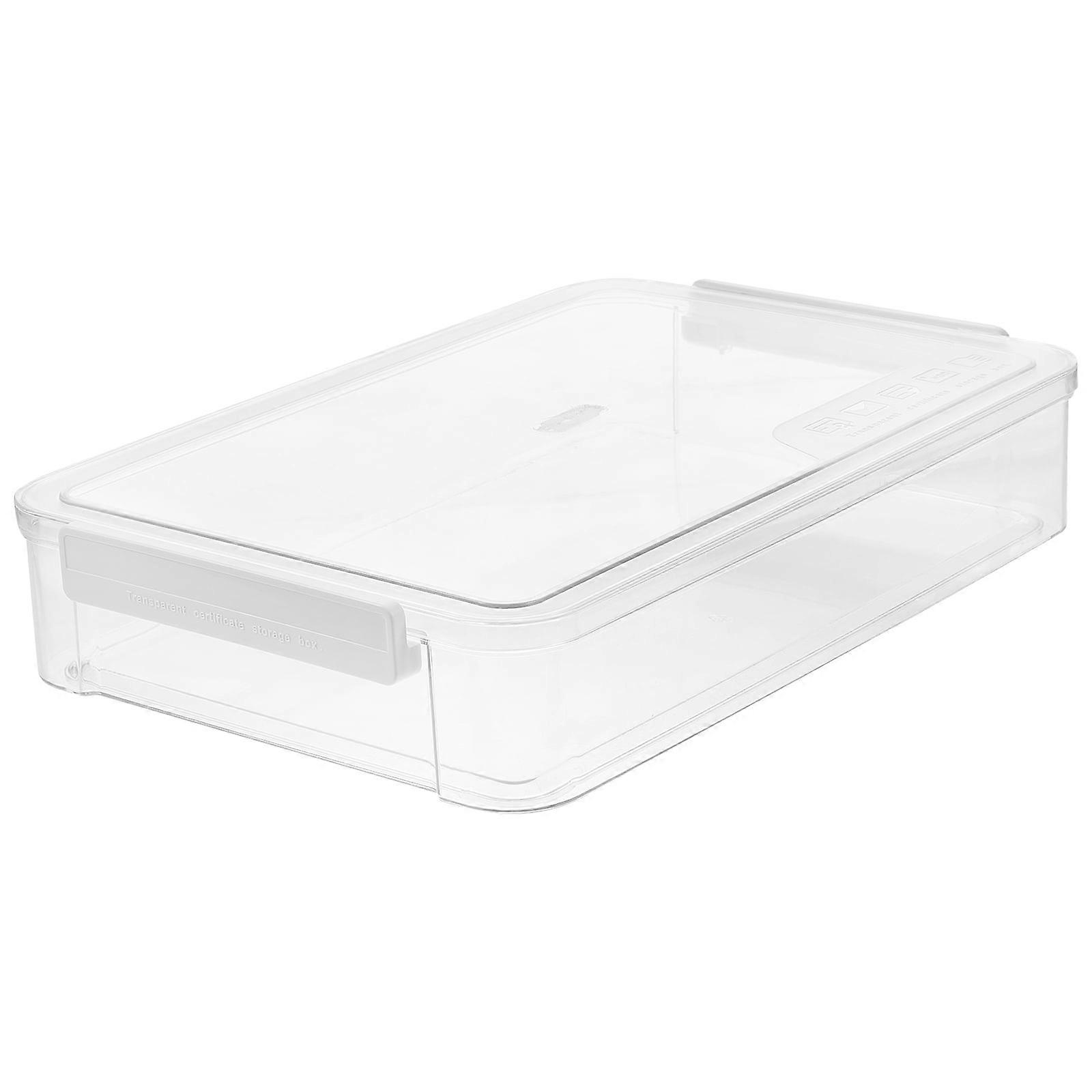 Printer Paper Storage Box Holder Documents Office Supply White Abs The Pet