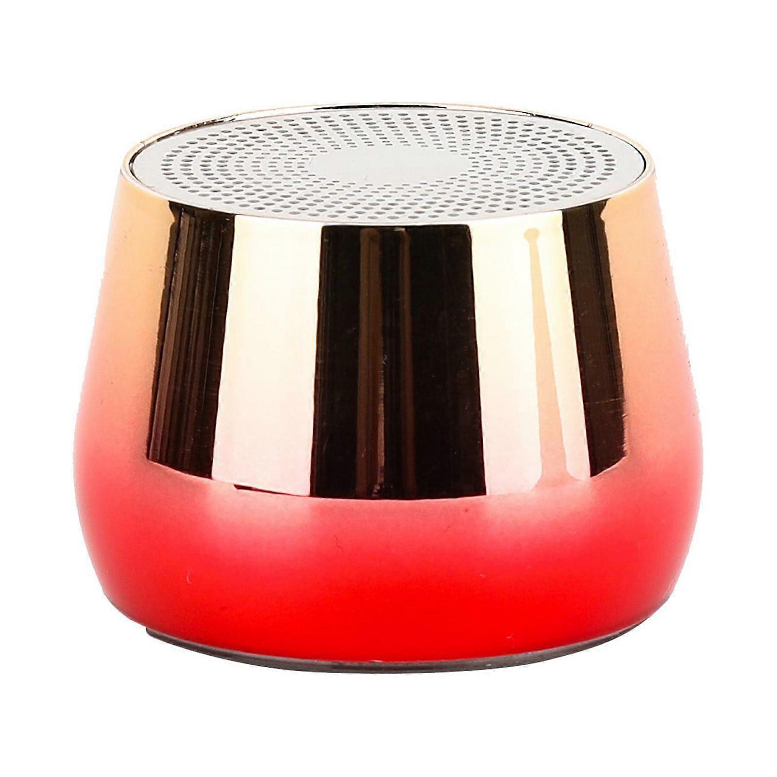 PAVEOS Bluetooth Shower Speaker with Color Light, IPX4 Waterproof, Built-in Mic, Suction Cup, Bluetooth 5.1, Red, compatible with audio devices