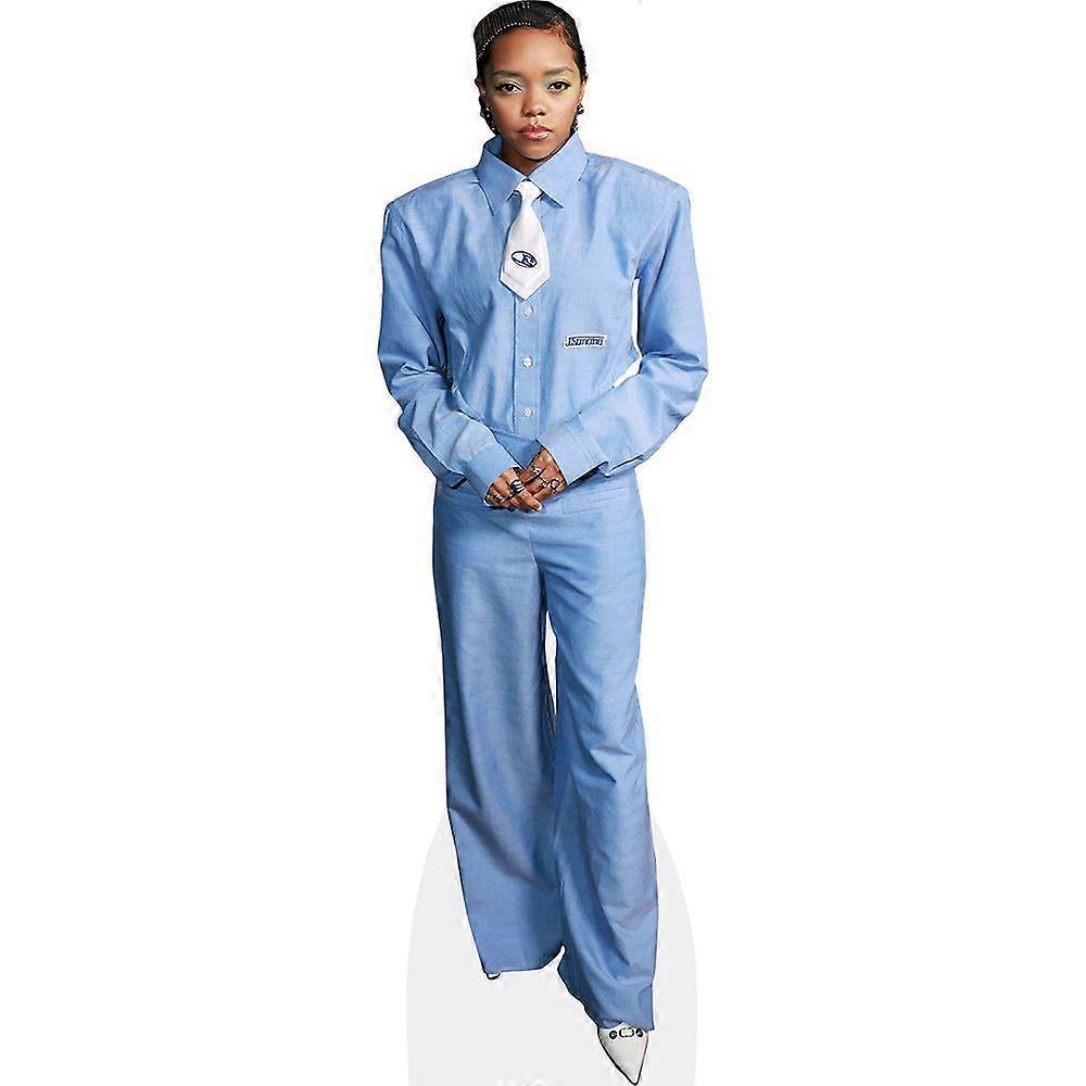 Regan Aliyah (Blue Suit) Cardboard Cutout (lifesize OR mini size). Standee. Stand Up.