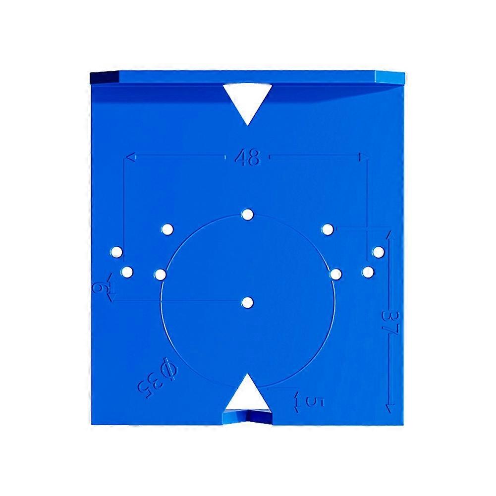 Hidden Hinge Fixture - Precise Locking Hinge Drilling Guide Hole Punch Locator Woodworking Tool