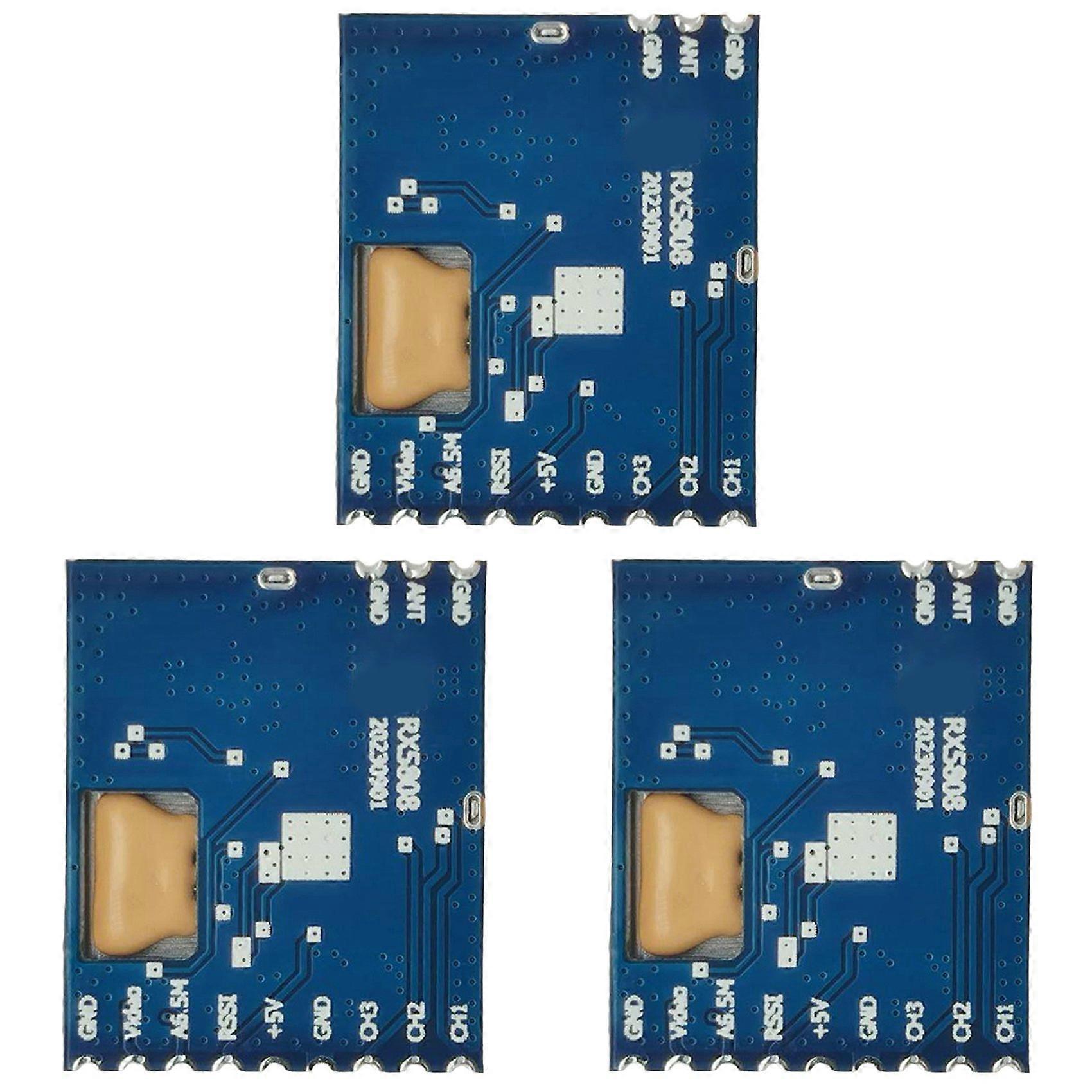 3X 5.8Ghz RX5808 Wireless Audio Video Receiver Module 3.5-5.5V 7CH Audio Video Receiver Module SPI Mode