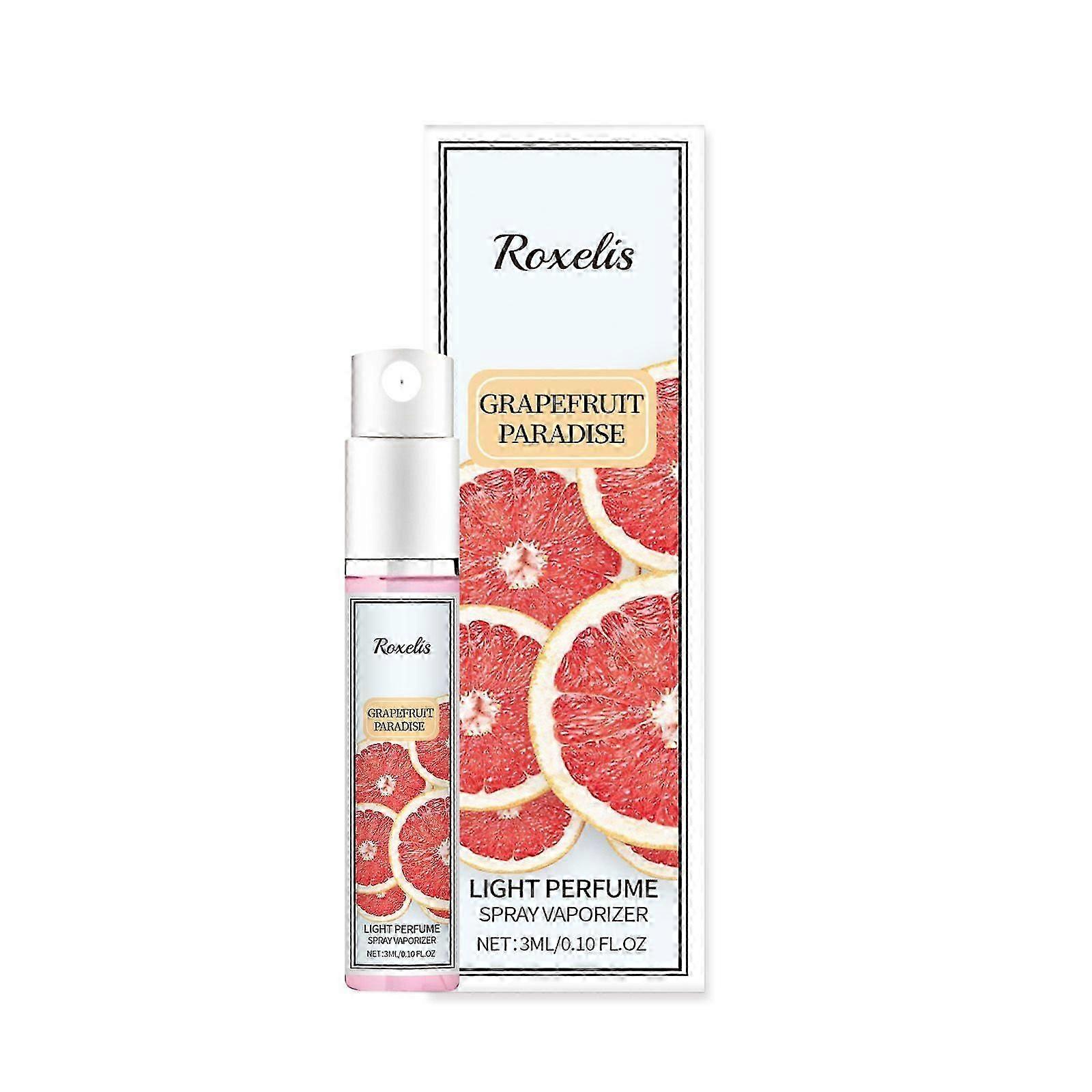 Roxelis Grape Grapefruit Perfume Spray Natural Fresh Lasting Fragrance Charm Atmosphere Elegant Light Perfume Spray