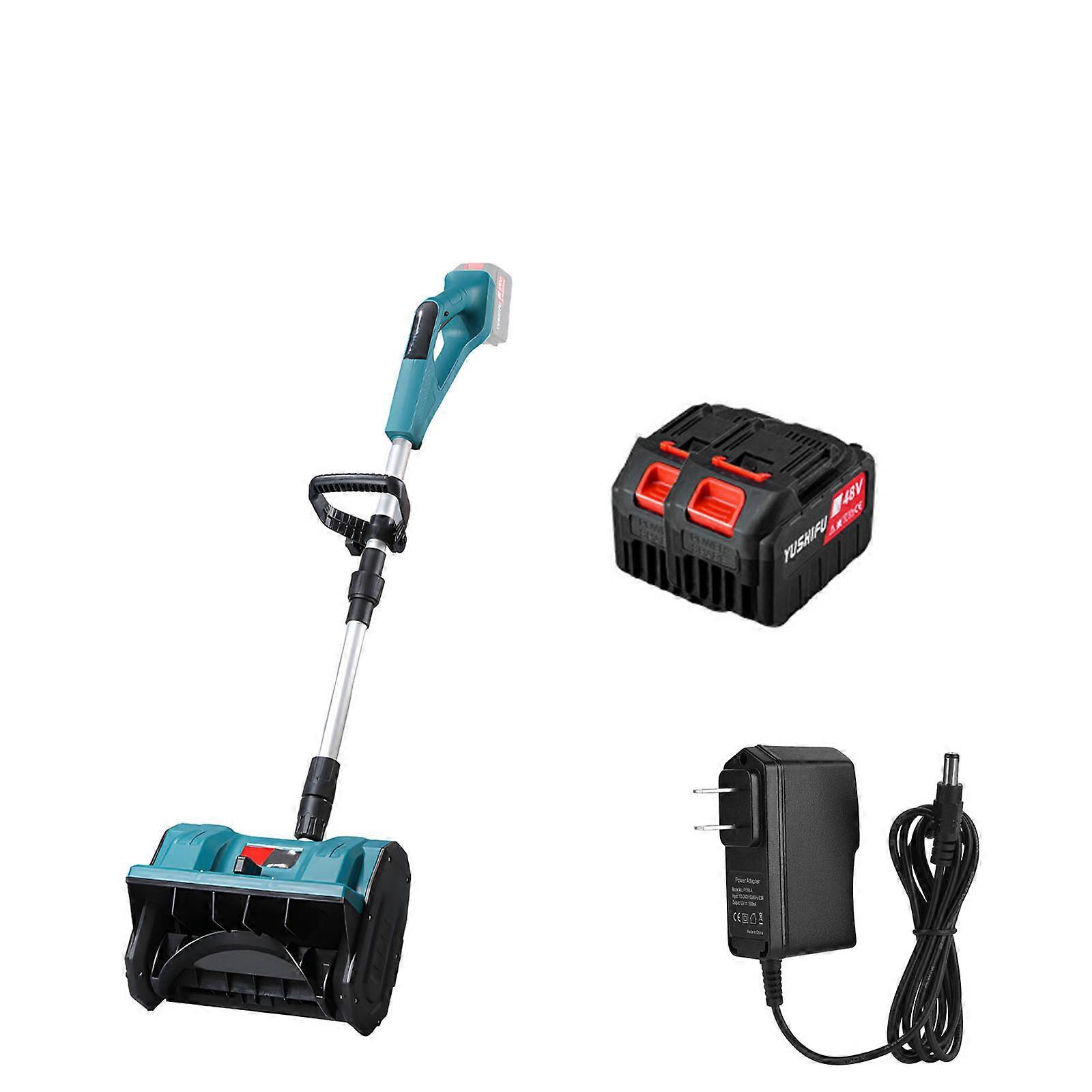 Multipurpose 110V Electric Snow Blower ABS Snowblower Simple to Operate for Year Round Yard Cleaning Debris Management Multicolor