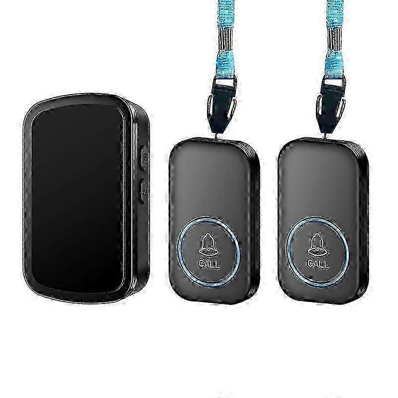 One-Touch Call Bell Alarm for Elderly with Home Ringer